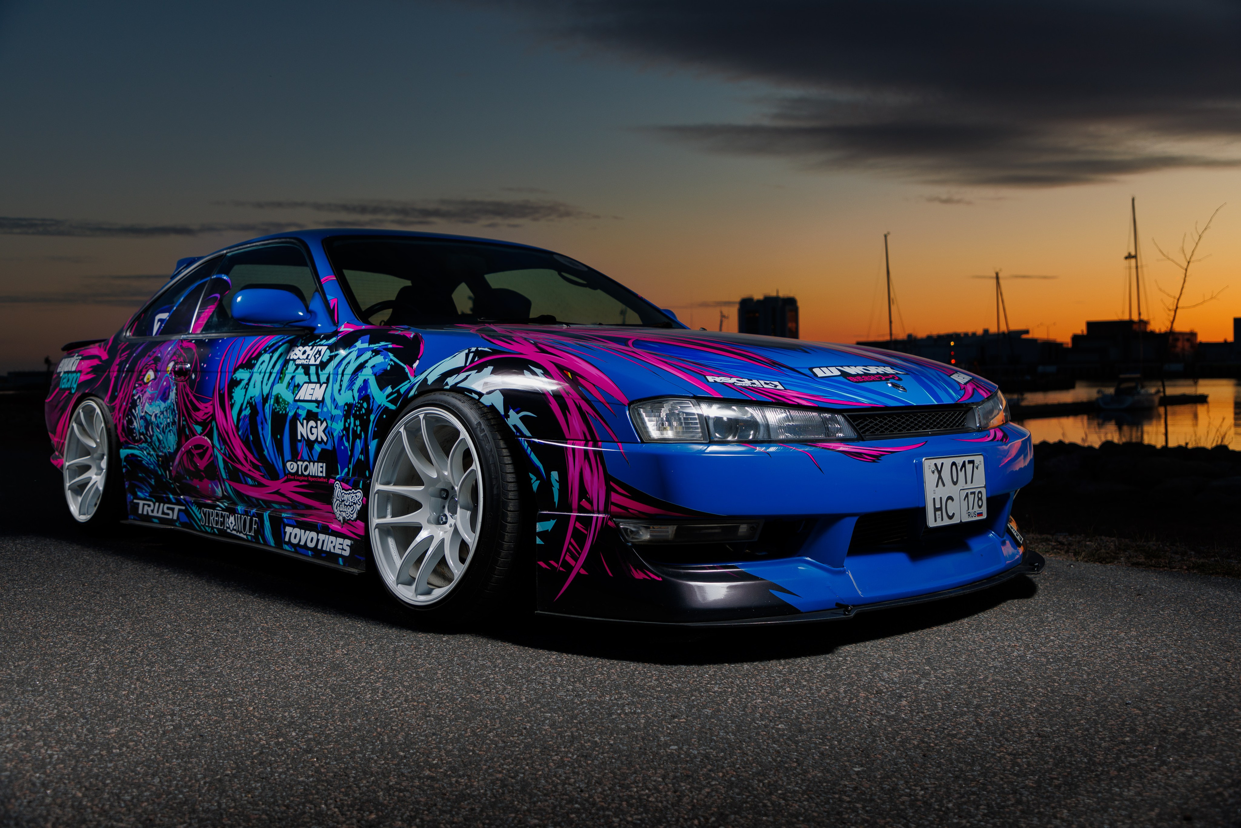 Nissan Silvia s14 pt.2. Автомобильный фотограф в Санкт-Петербурге — Илья Kaseone_1