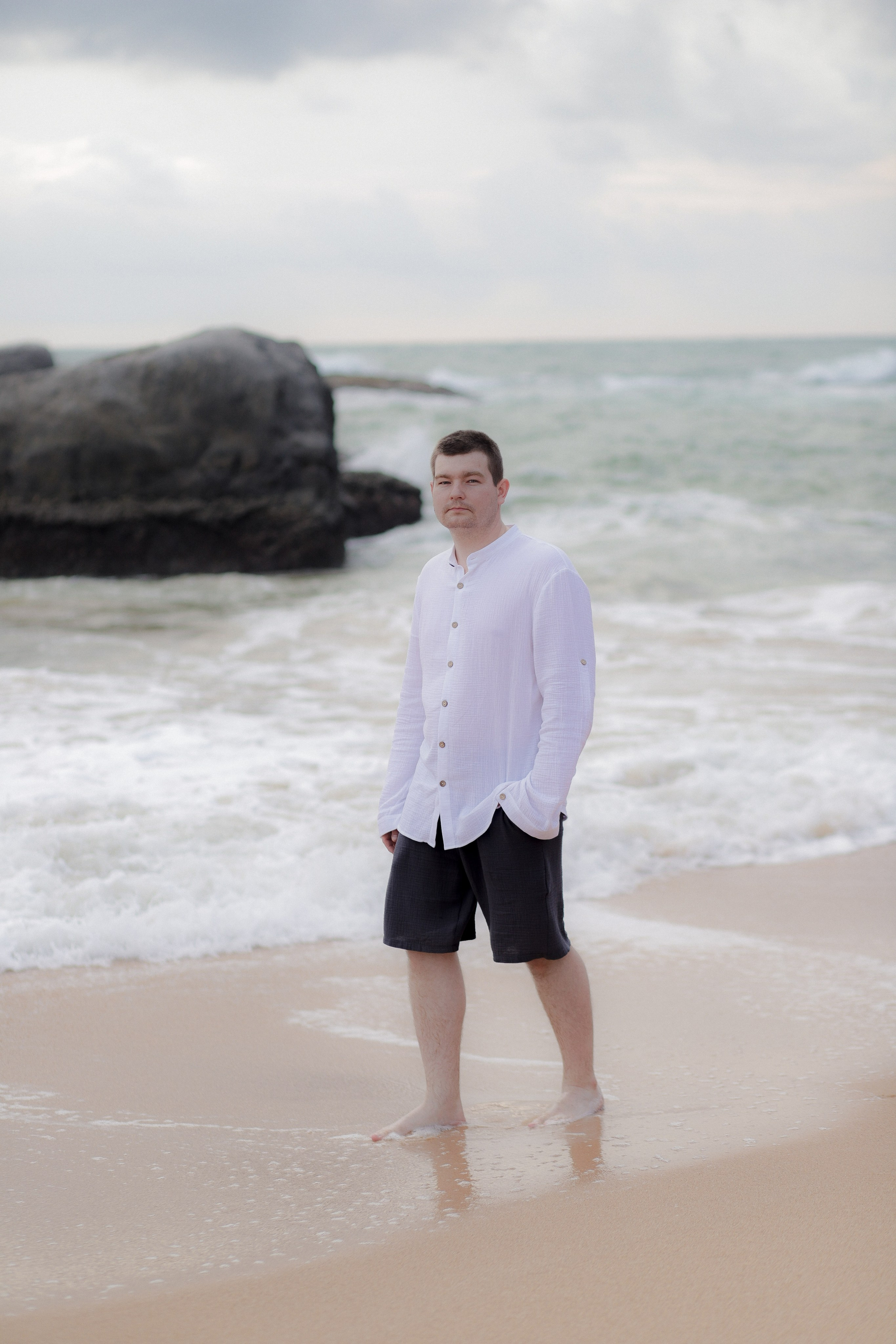 Хиккадува пляж. Фотограф на Шри-Ланке