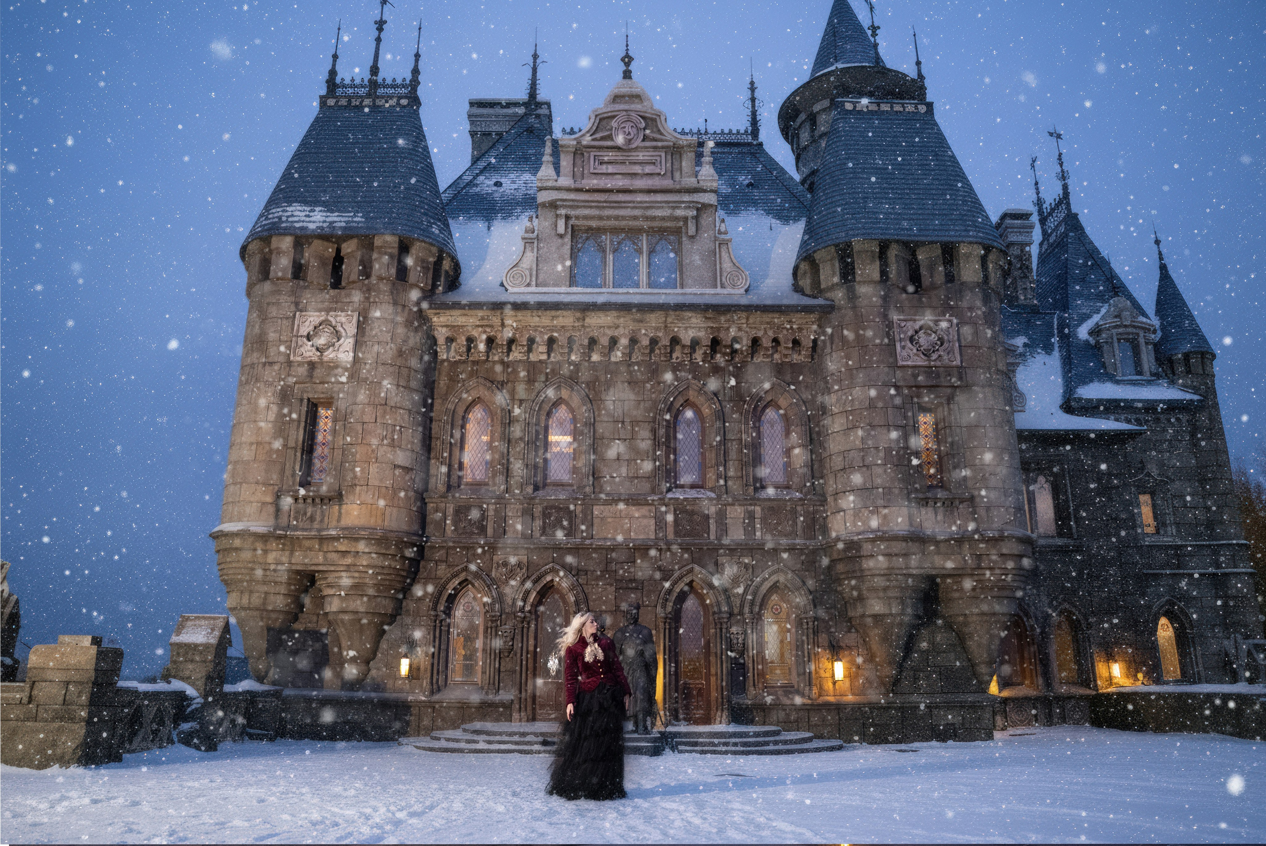 Новогодняя фотосессия в Замке Гарибальди. Фотограф Батурин Денис — Фотосессия в Замке Гарибальди