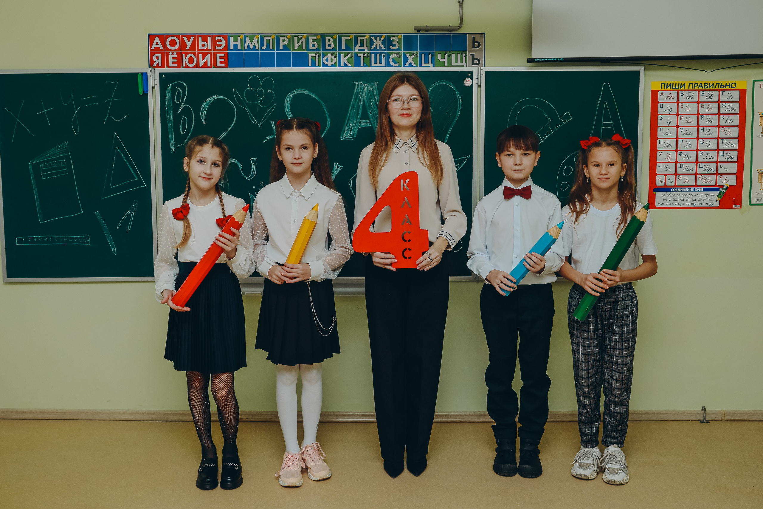 Фотокнига для выпускников 4 класса Погромской школы. Яковлева Екатерина. Школьный и семейный фотограф