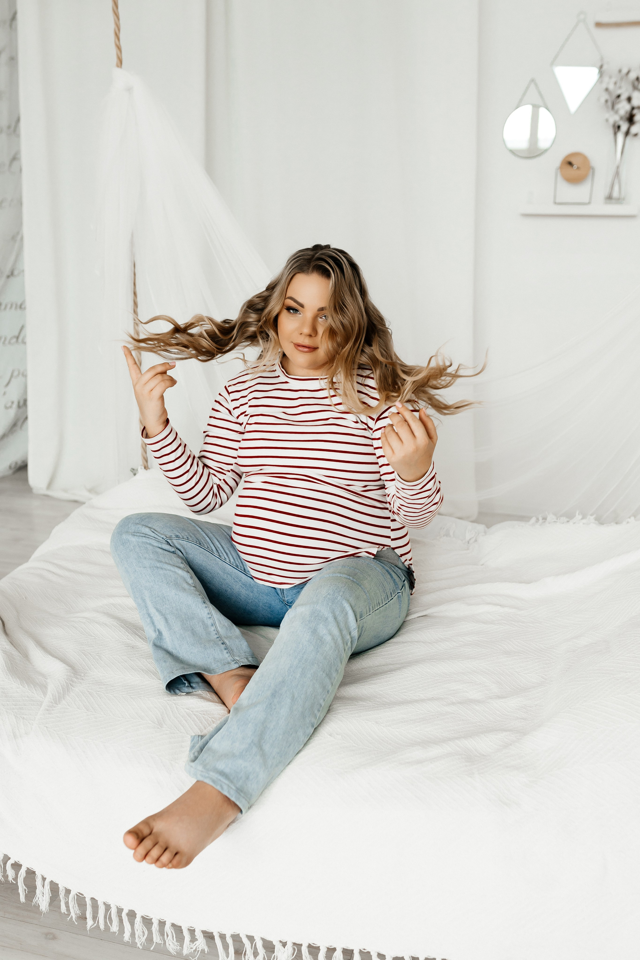 Нежная фотосессия для беременных. Фотограф Ким Наталья в Красноярске