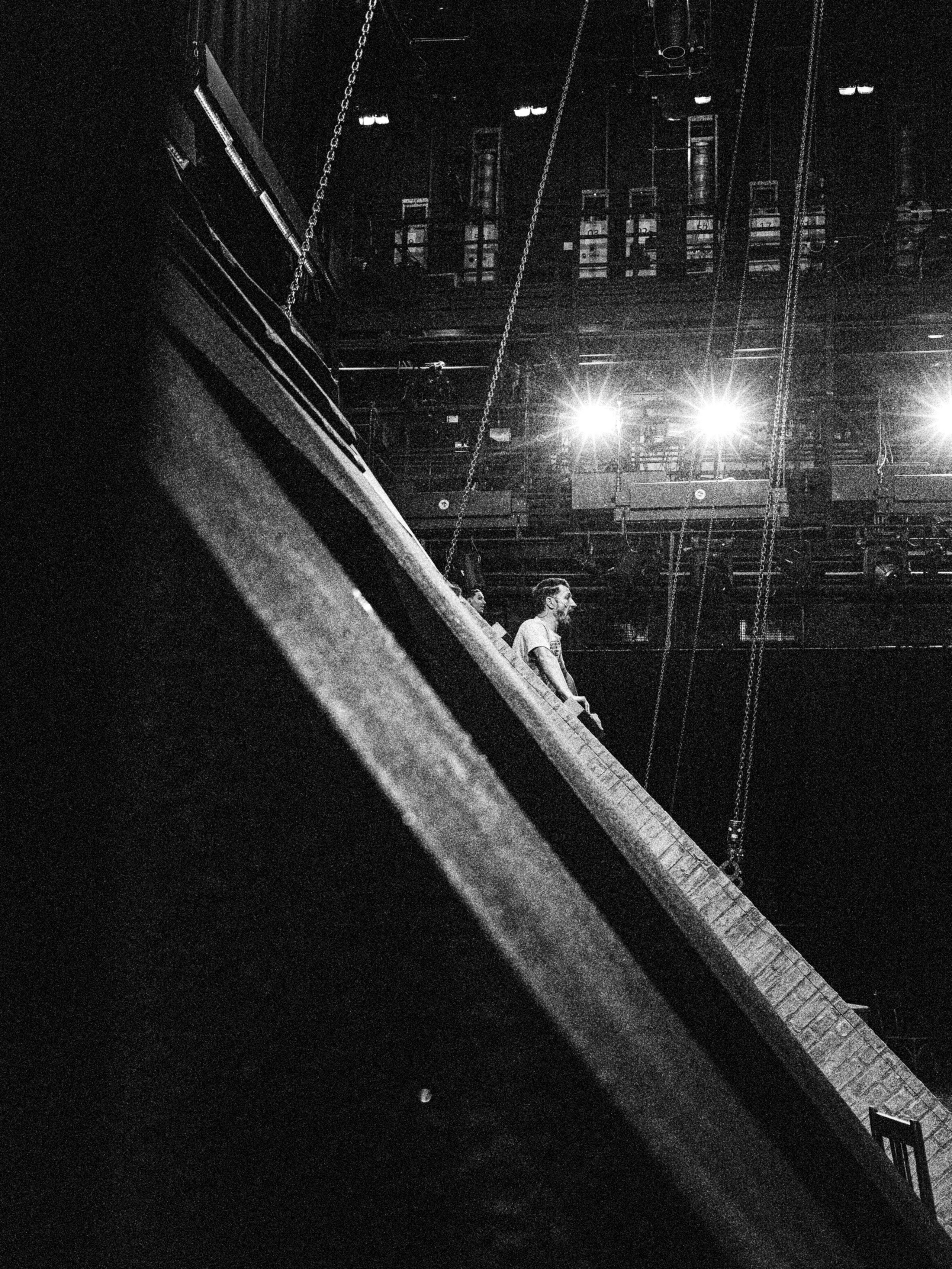 Theatre backstages. Portrait and backstage photographer Nina Crane