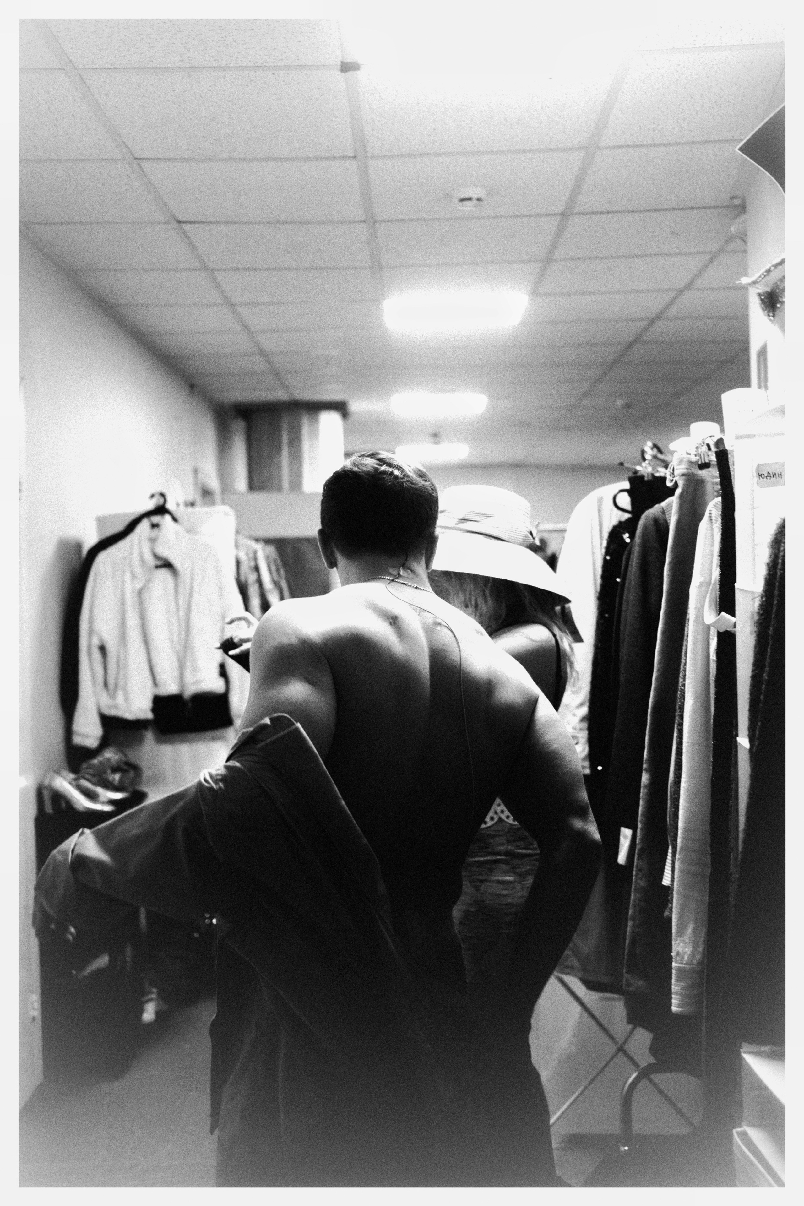 Theatre backstages. Portrait and backstage photographer Nina Crane