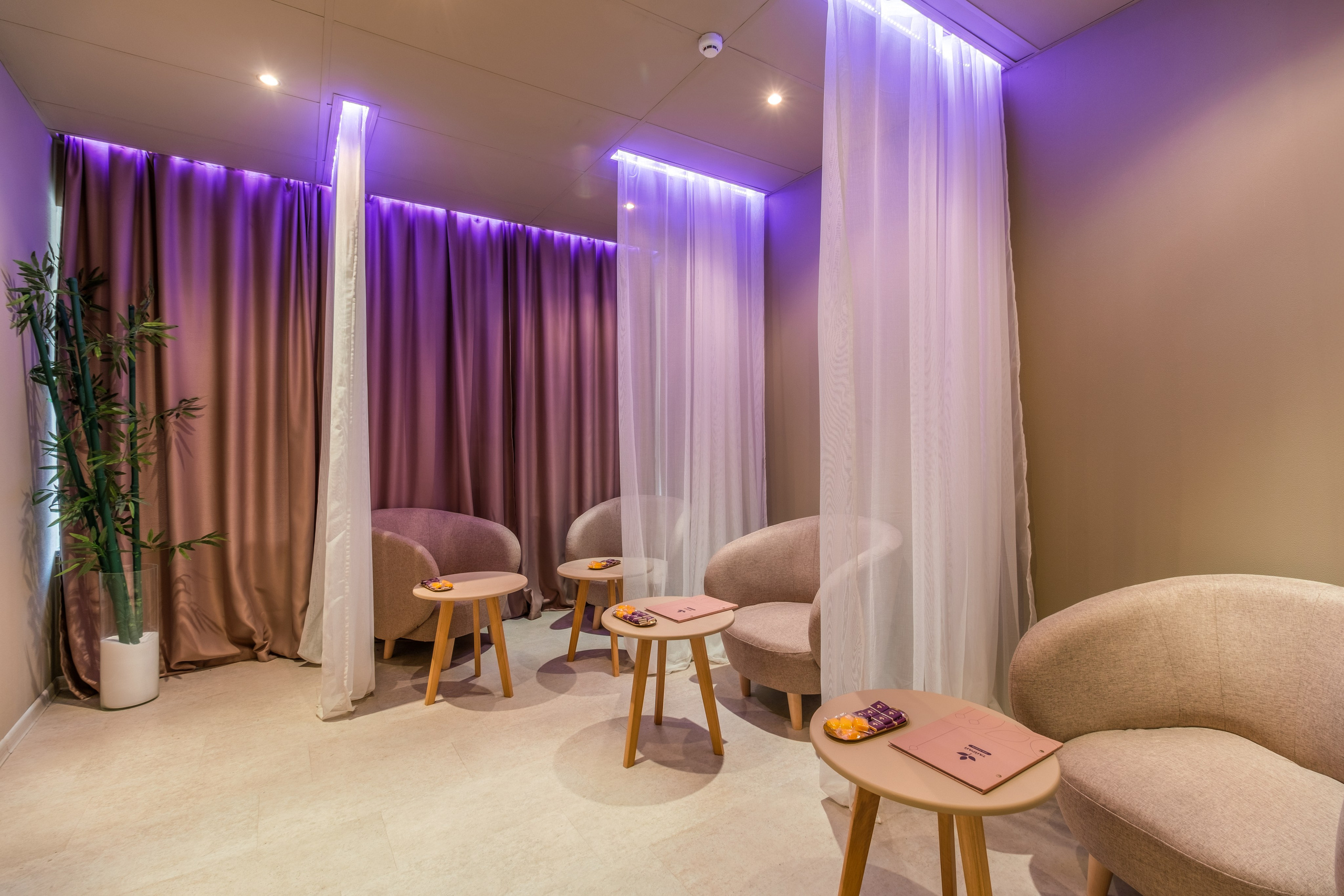 Интерьерная фотосъёмка SPA-салона Тайрай