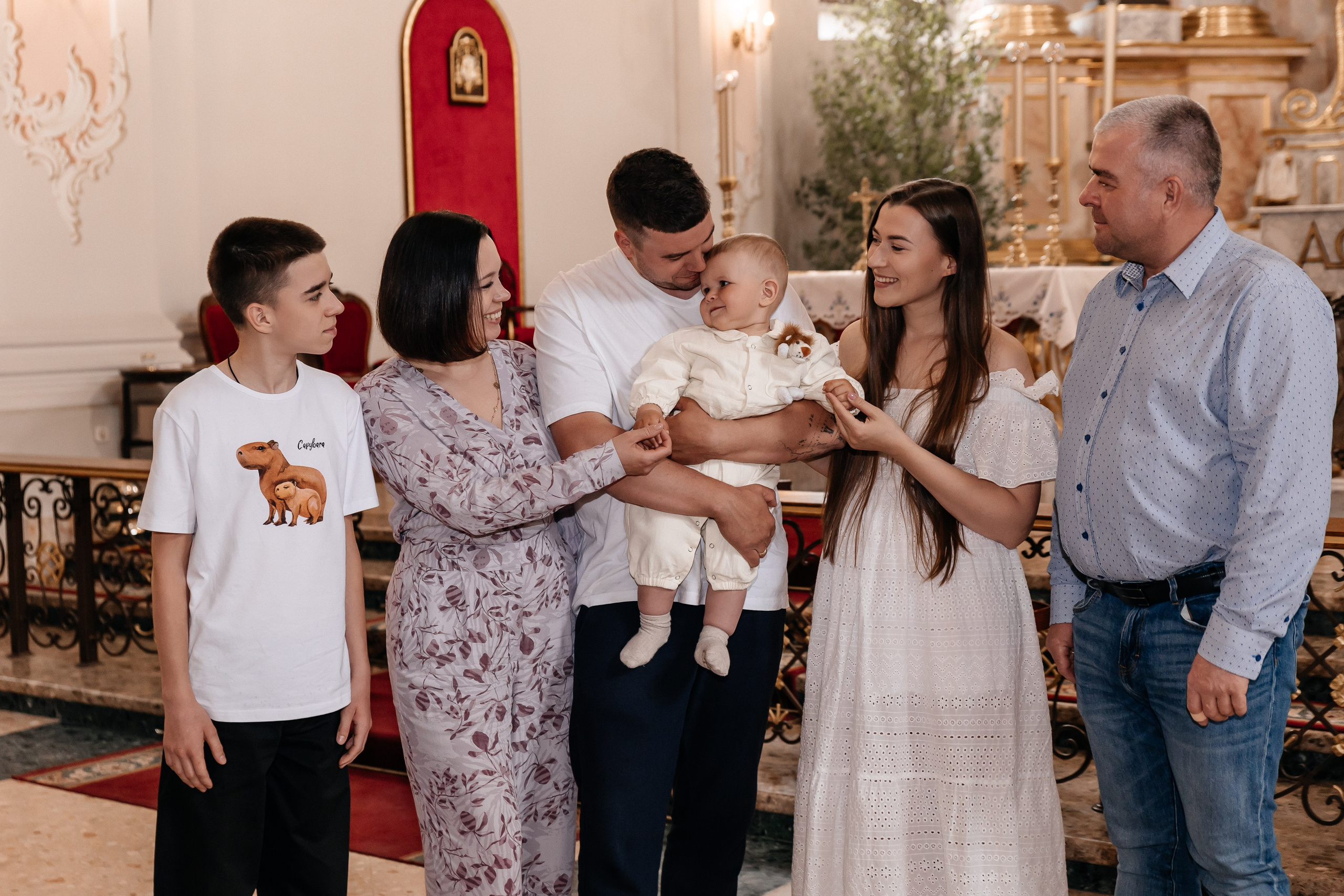 Крещение Макара. Семейный фотограф Минск Усова Ольга