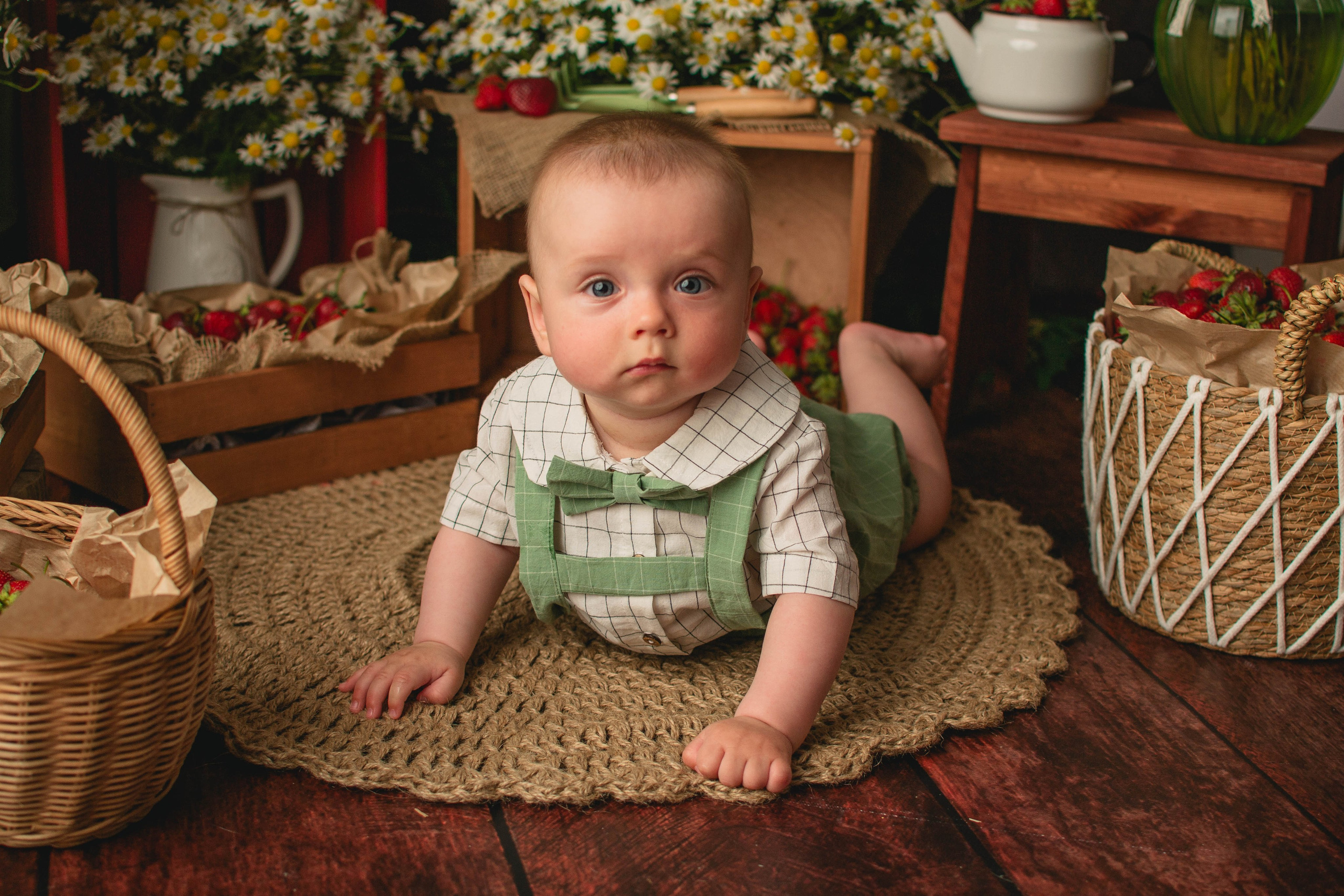 Клубничный. Фотограф новорождённых в Санкт-Петербурге Наталья Булгакова