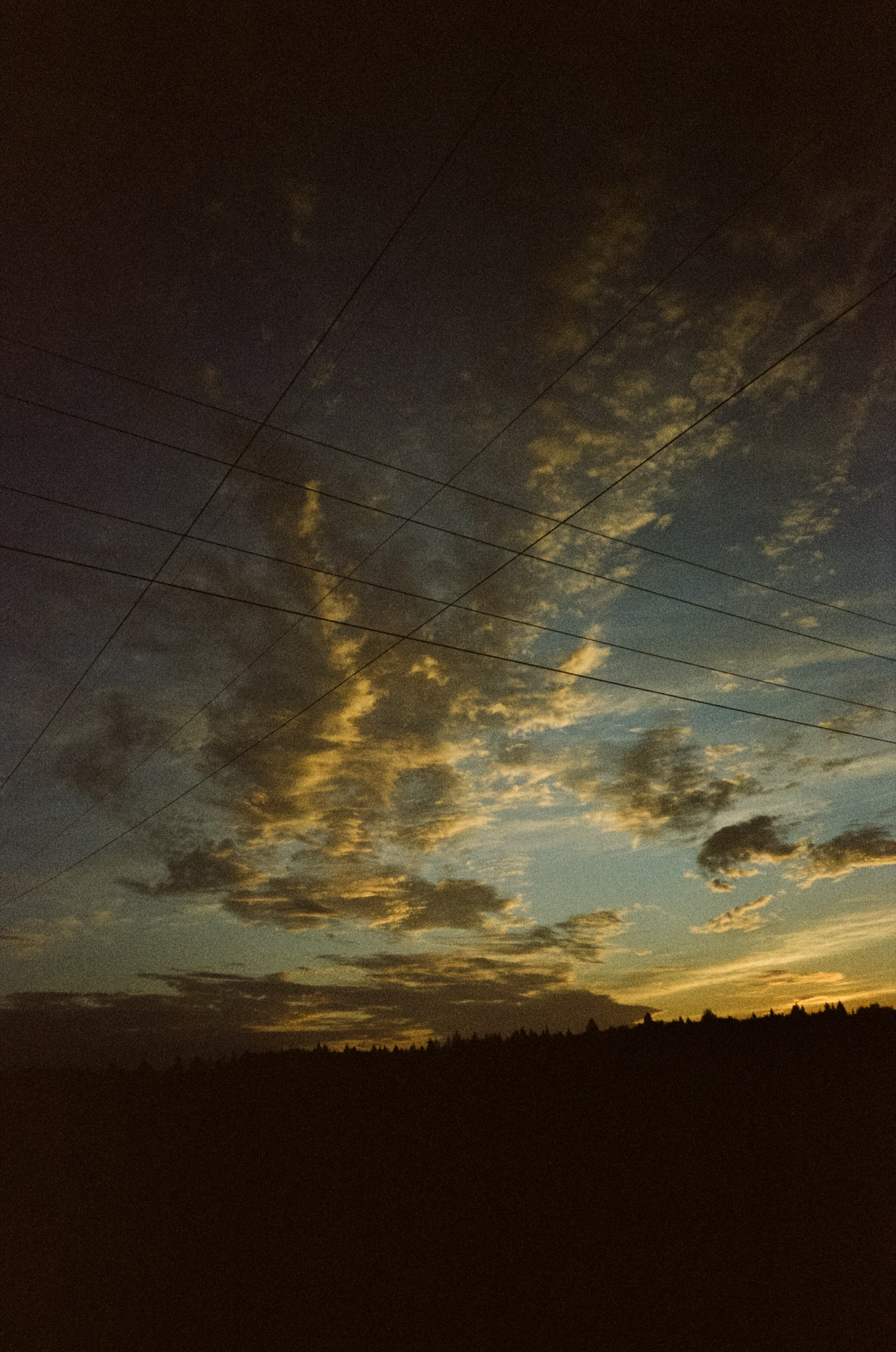 Ricoh MF-1 / Fujifilm X-tra 400 (просрочка) / Закат в Котово