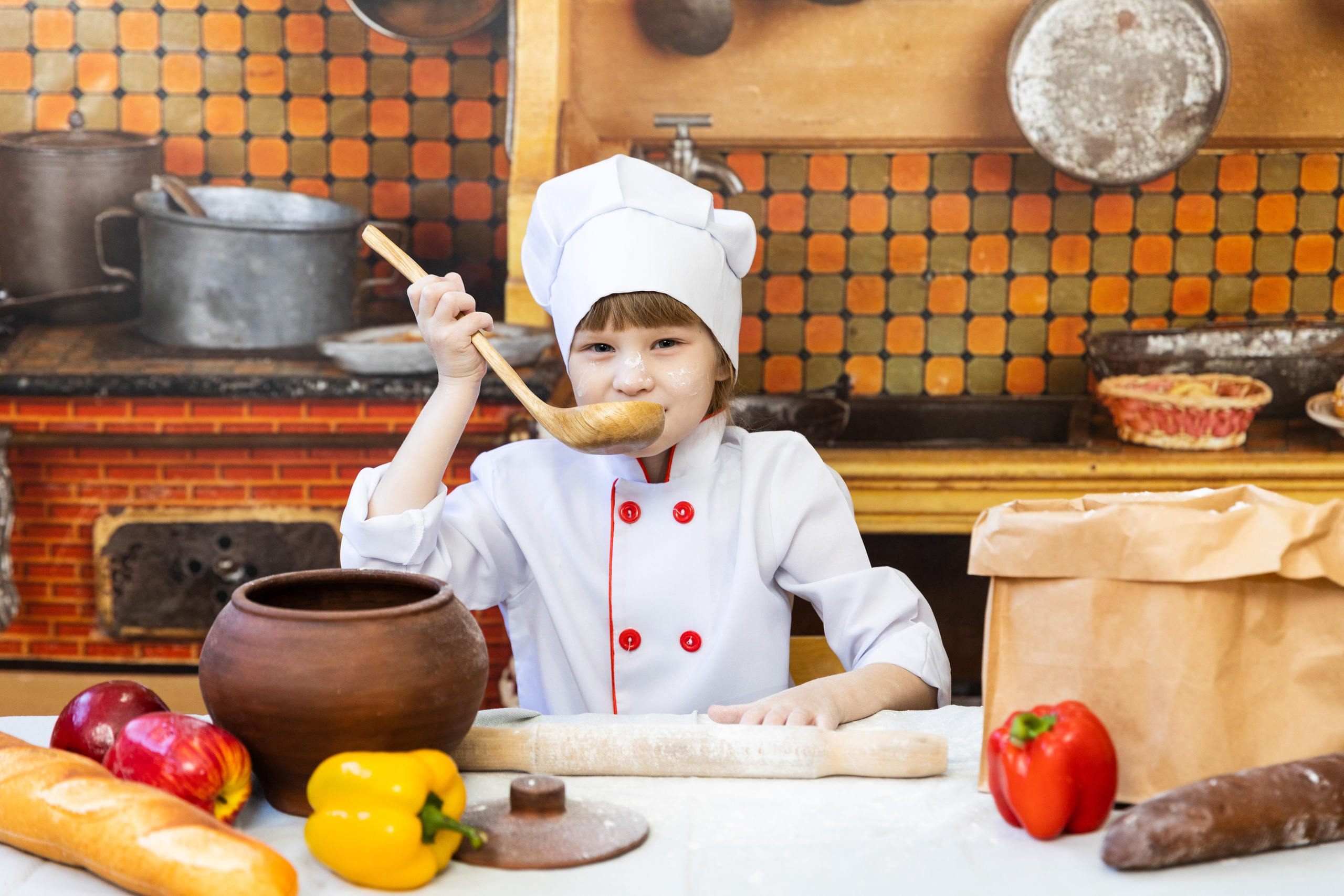 Тематическая «Поварята». Семейный, детский, школьный фотограф в Благовещенске Яна Белоусова