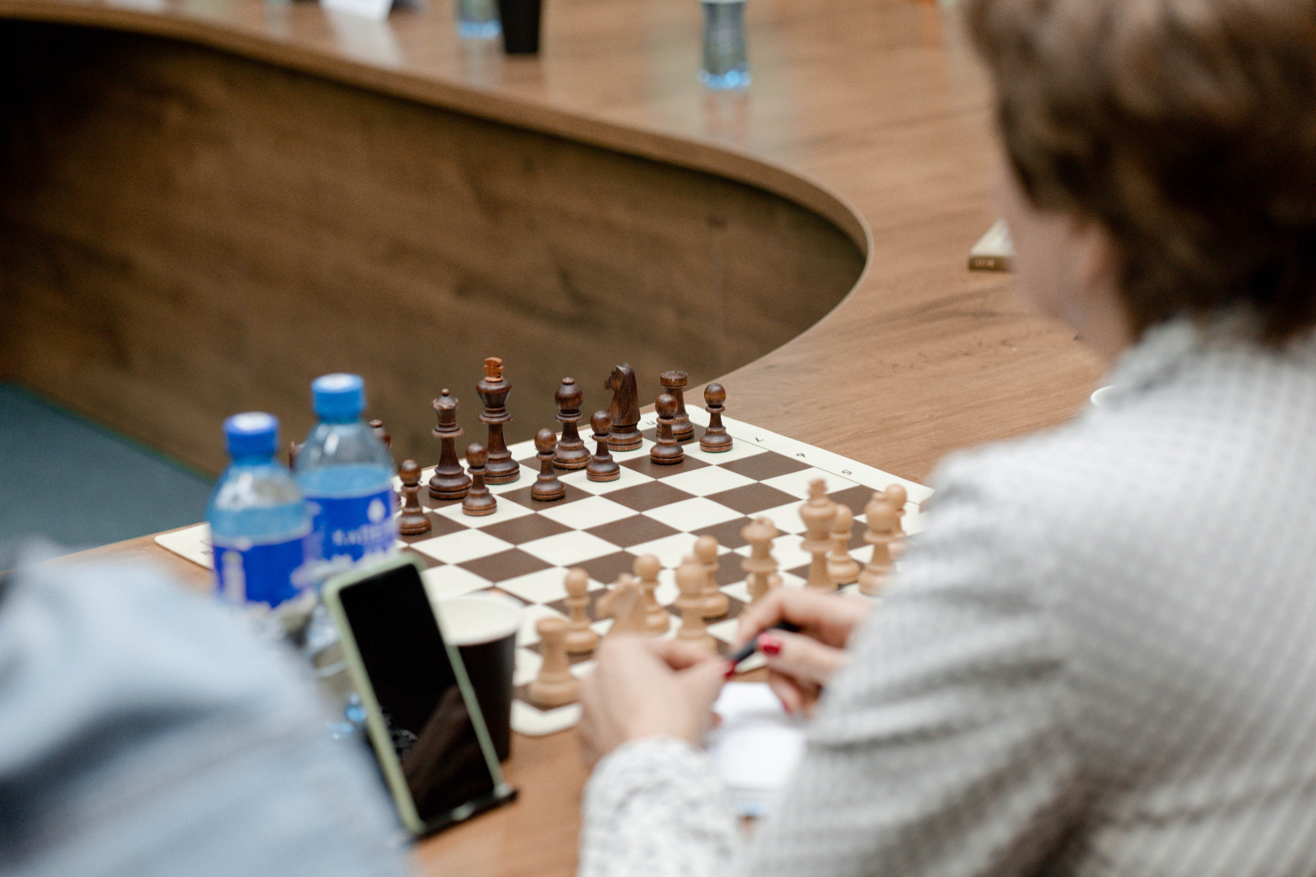 Награждение шахматной федерации