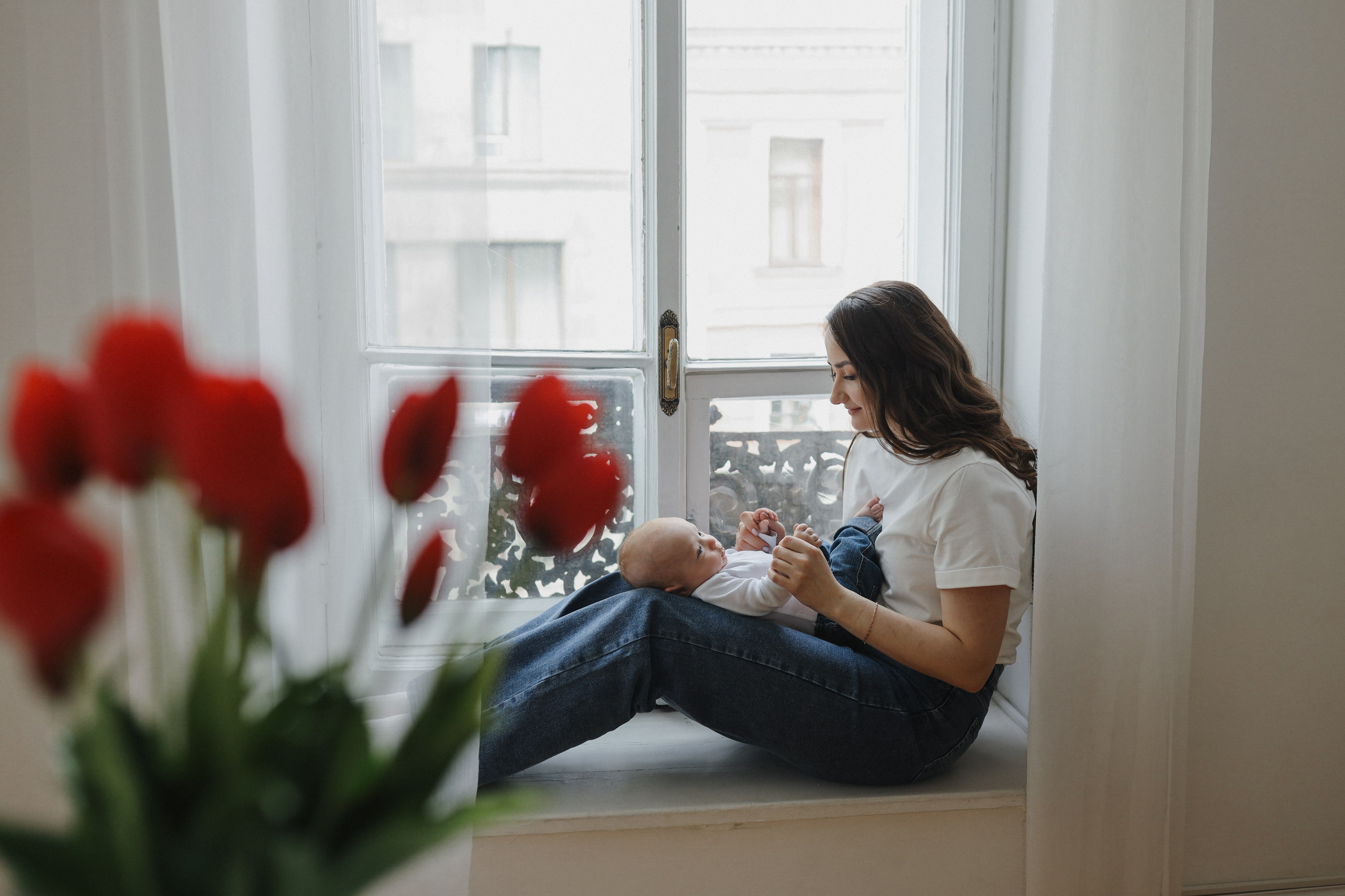 Ваня, 6 месяцев. Фотограф на роды в Санкт-Петербурге, семейный, нью-борн Алиса Хрекова