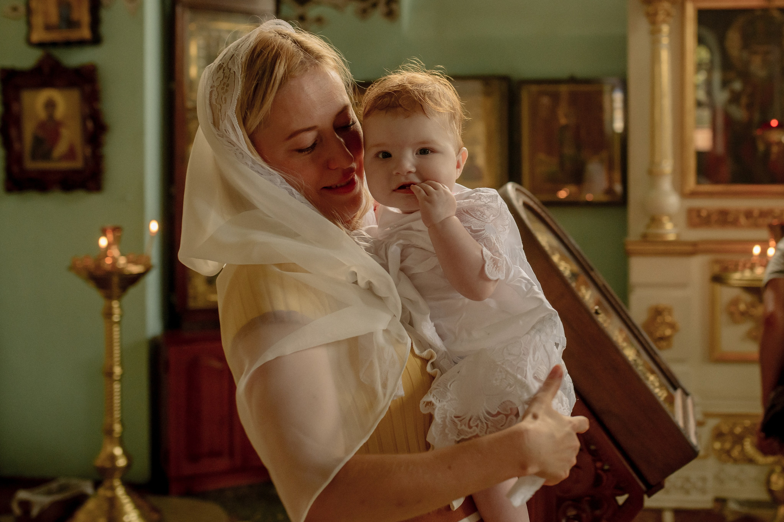 Крещение Юлечки. Фотограф Мария Стрелкова
