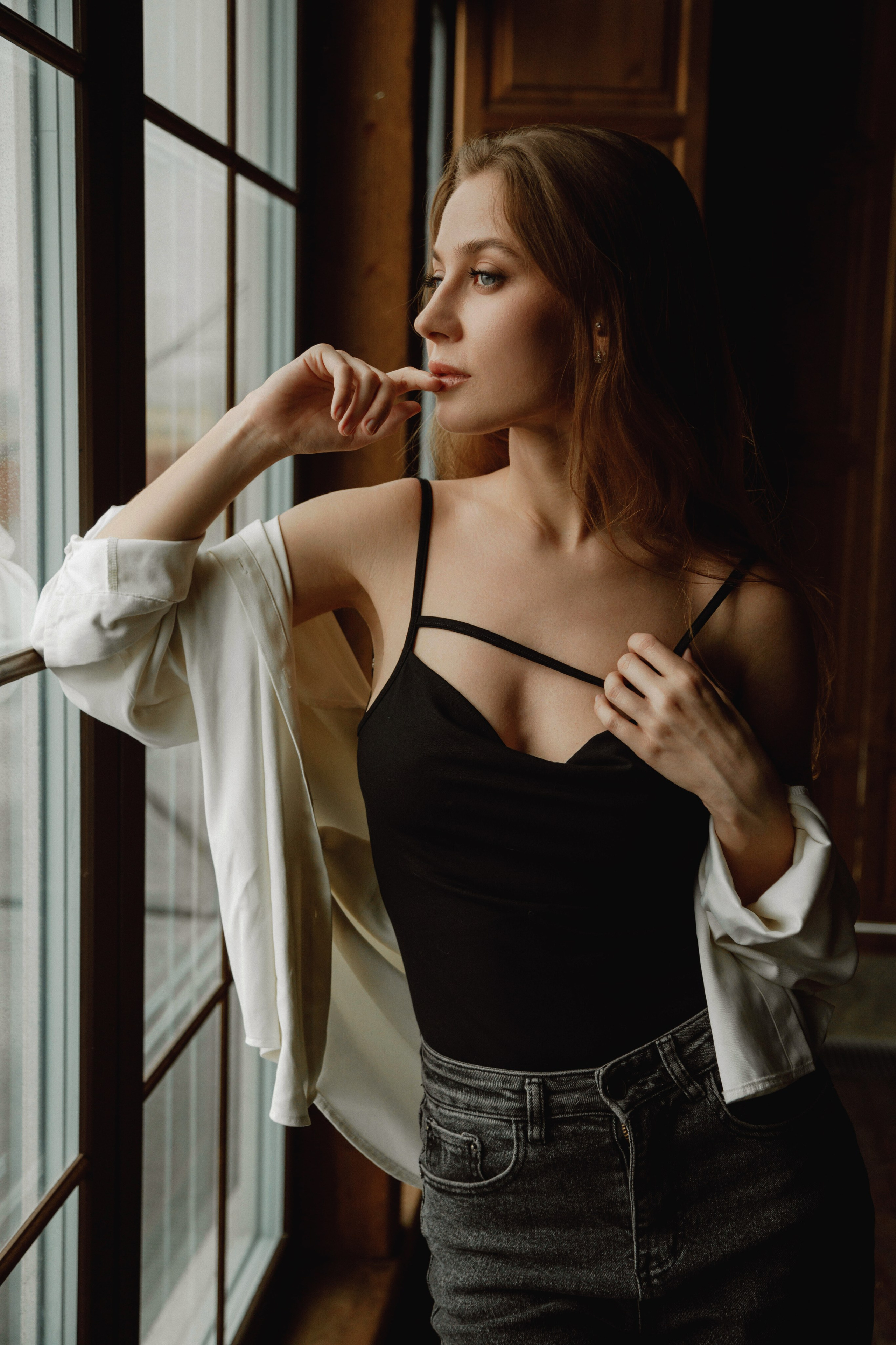 Ирина. Фотосессия в студии, будуар. Фотограф Ксения Третьякова, Санкт-Петербург