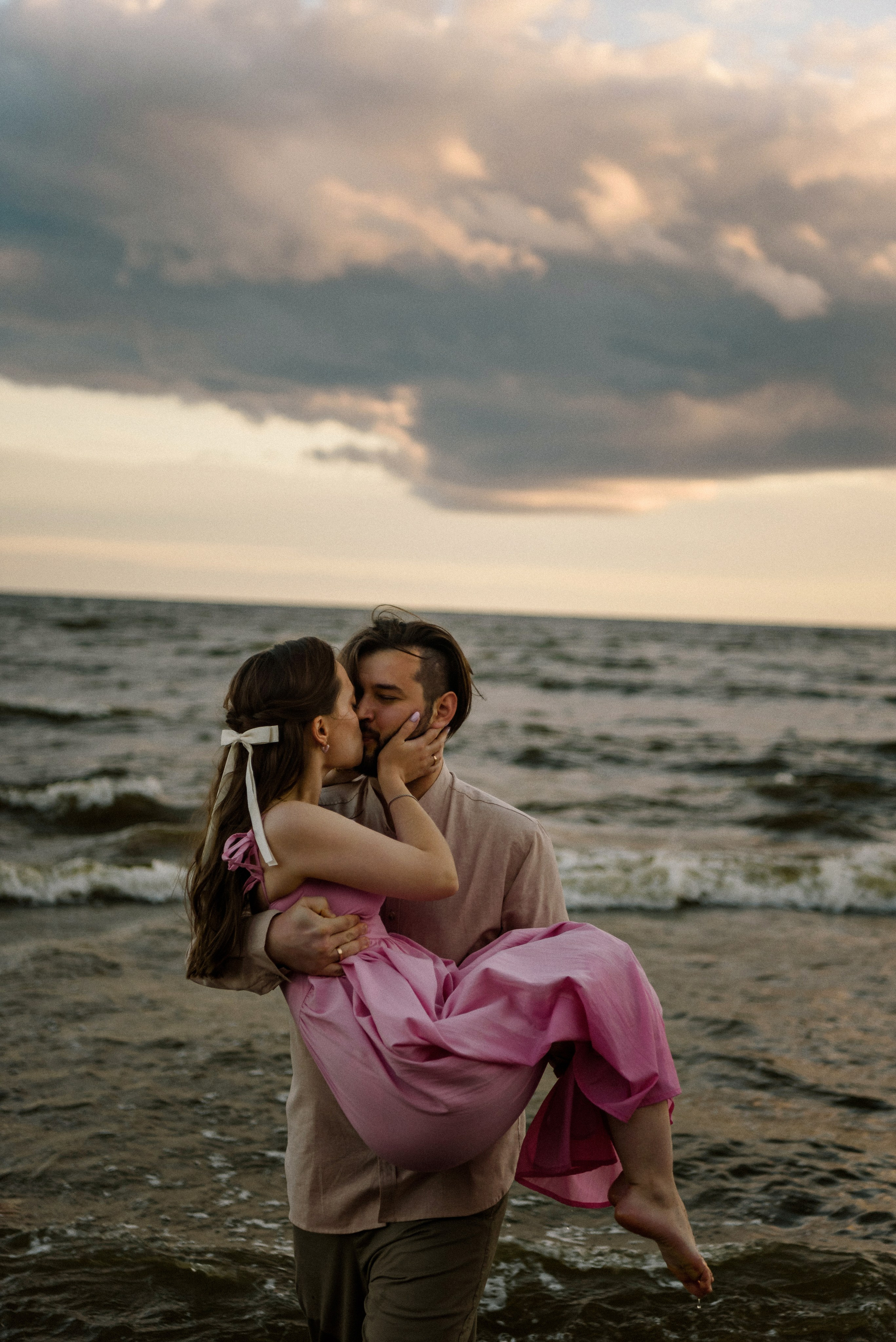 Настя и Вова Финский залив. Свадебный фотограф в Санкт-Петербурге София Шубик