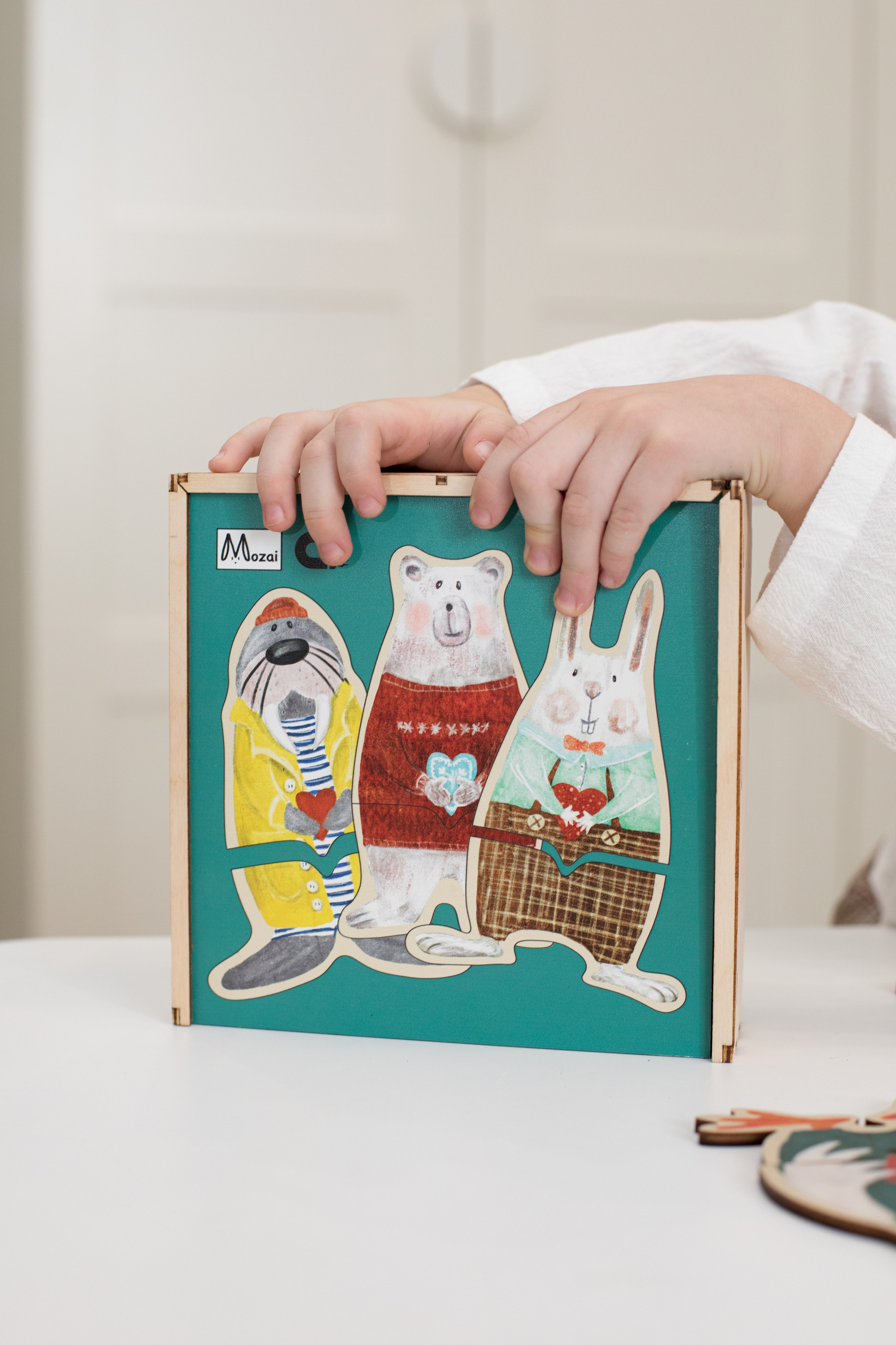 Фотоконтент деревянных пазлов. Детский и контент фотограф Надя Волкова Санкт-Петербург