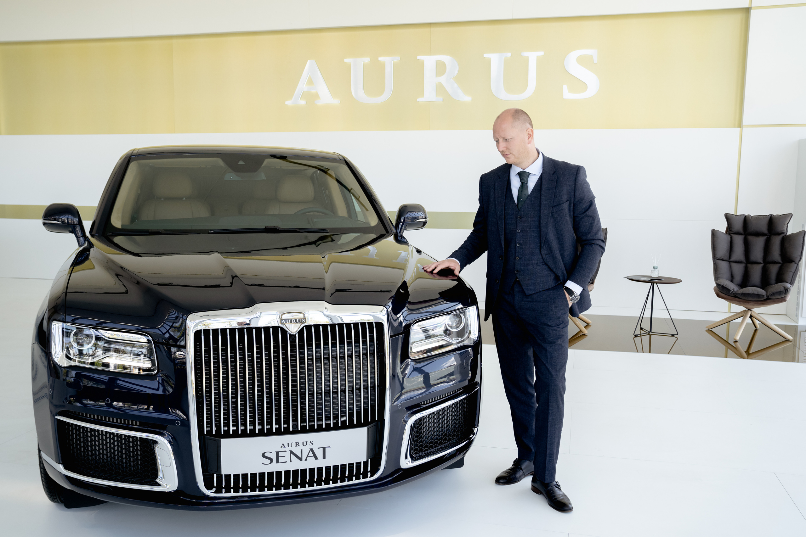 Съемка в рамках ВЭФ для производителя AURUS