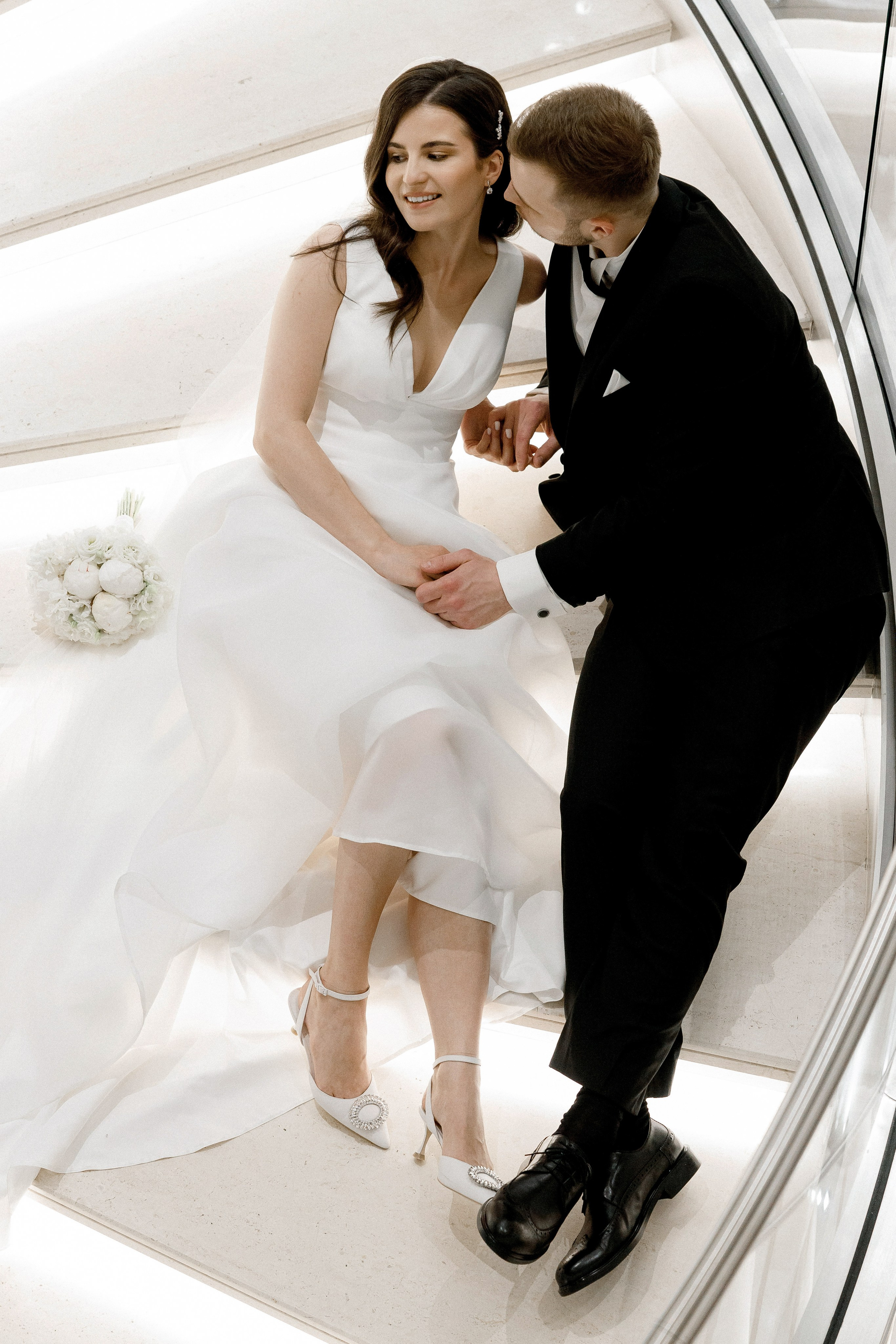 Свадебный ужин в Ресторане Michel на Красной Пресне. Свадебный фотограф в Москве и Санкт-Петербурге Денис Ходюков