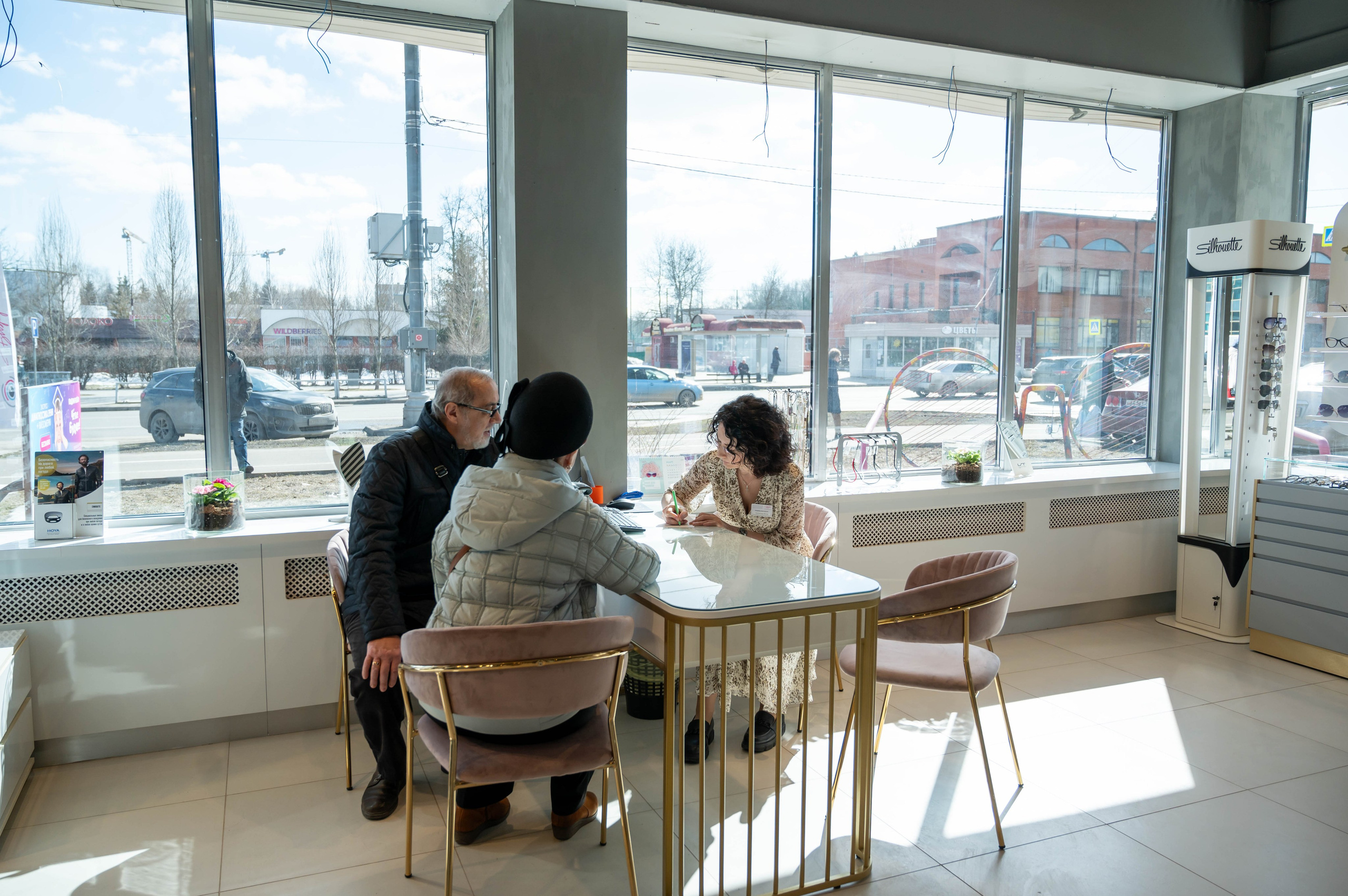 Съёмка открытия оптики