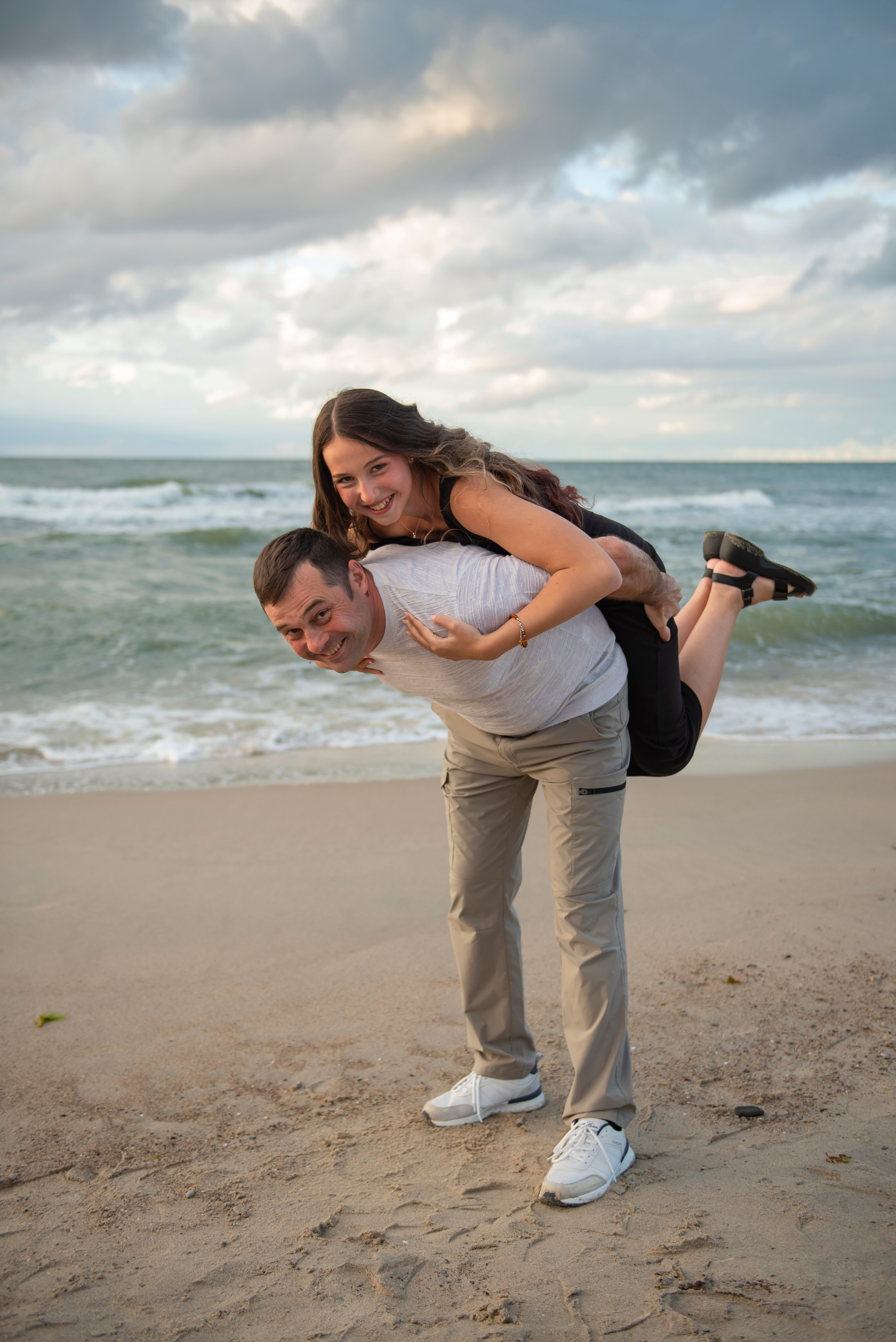 Семейная съёмка на берегу моря. Фотограф Зеленоградск