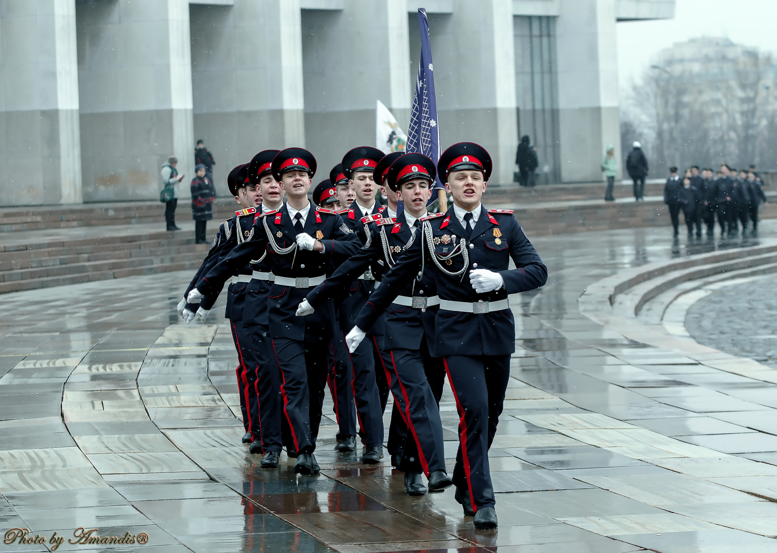 Всероссийский слет кадетов. Репортажная съемка в Москве и области. Анималистика