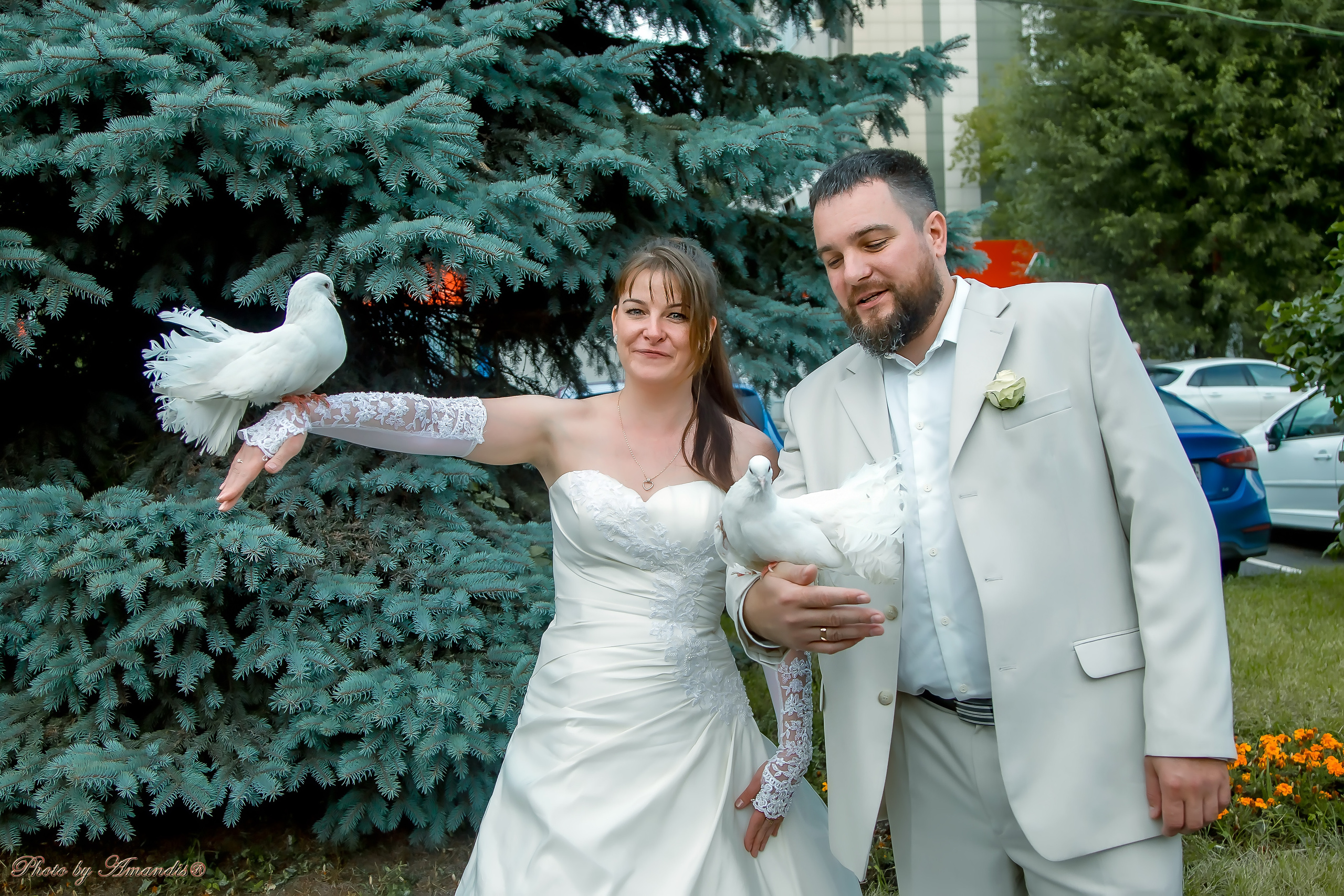 Свадьба Виталия и Екатерины (Москва, август 2020). Репортажная съемка в Москве и области. Анималистика