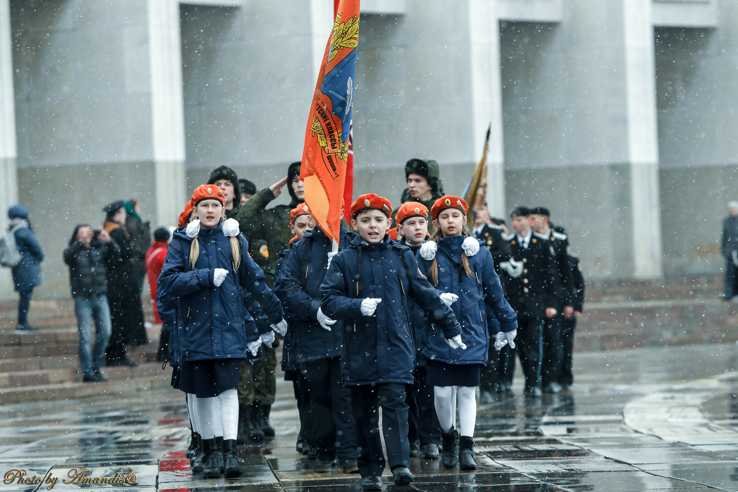 Всероссийский слет кадетов. Репортажная съемка в Москве и области. Анималистика