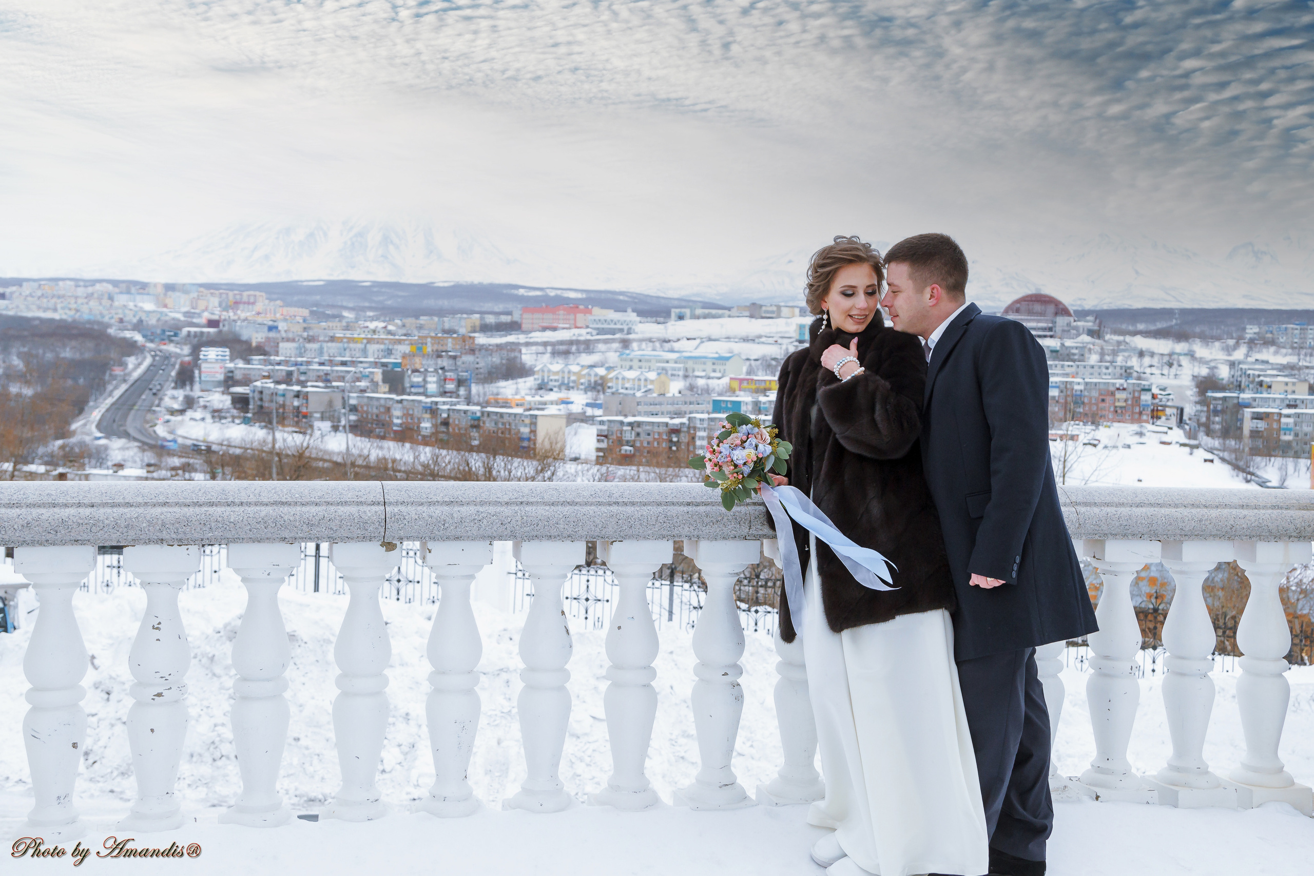 Свадьба Ивана и Марии (Петропавловск-Камчатский, январь 2019). Репортажная съемка в Москве и области. Анималистика