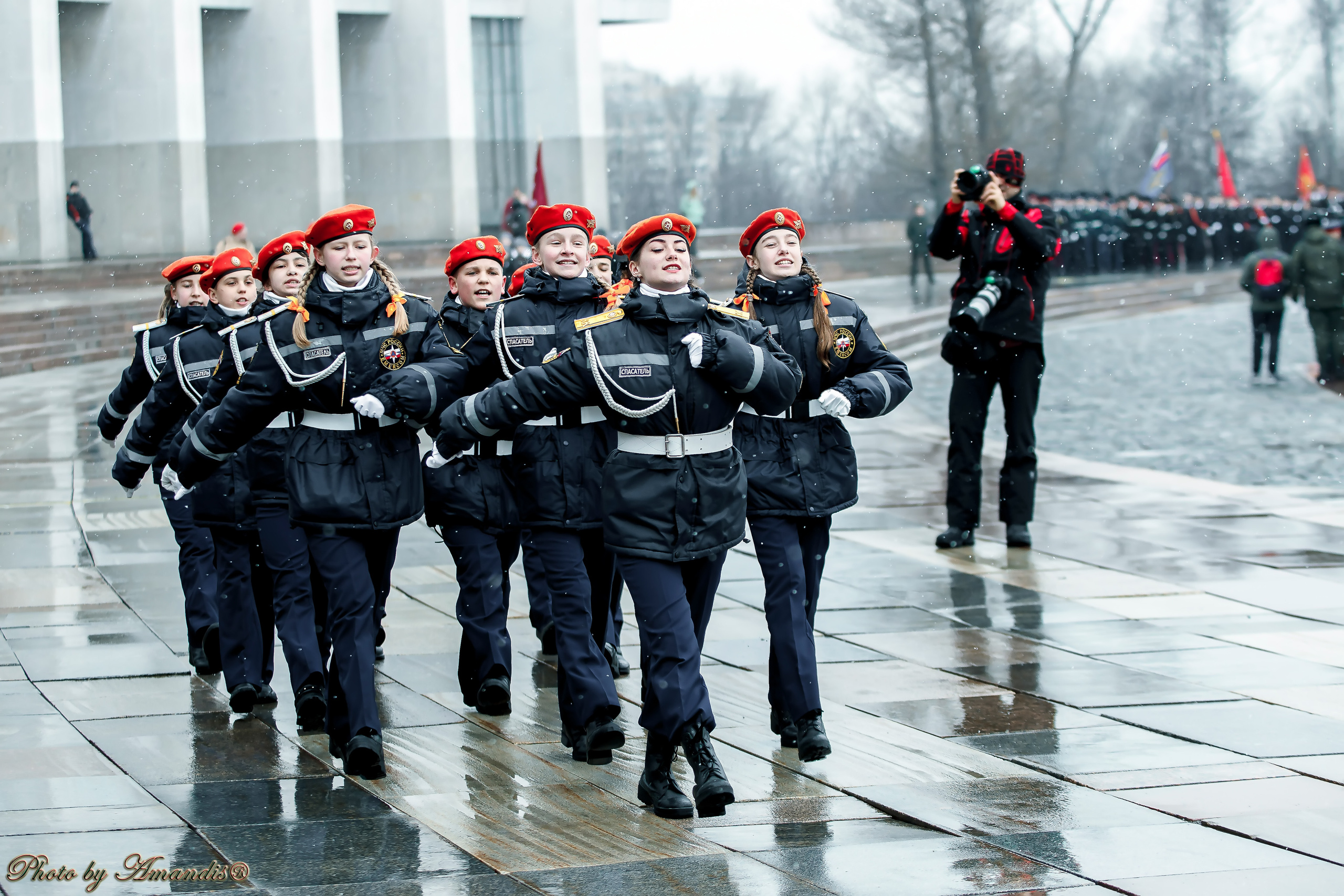 Всероссийский слет кадетов. Репортажная съемка в Москве и области. Анималистика
