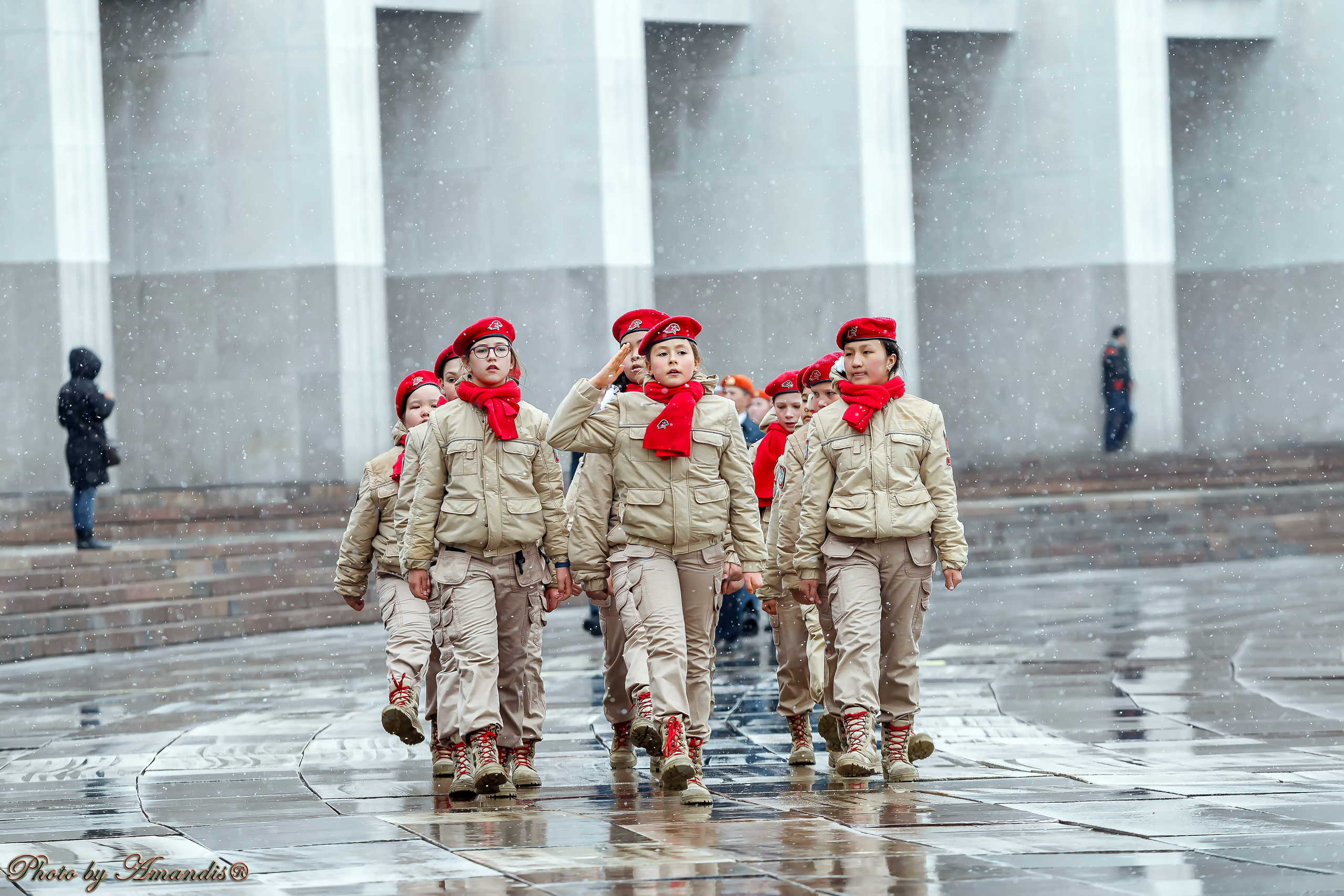 Всероссийский слет кадетов. Репортажная съемка в Москве и области. Анималистика