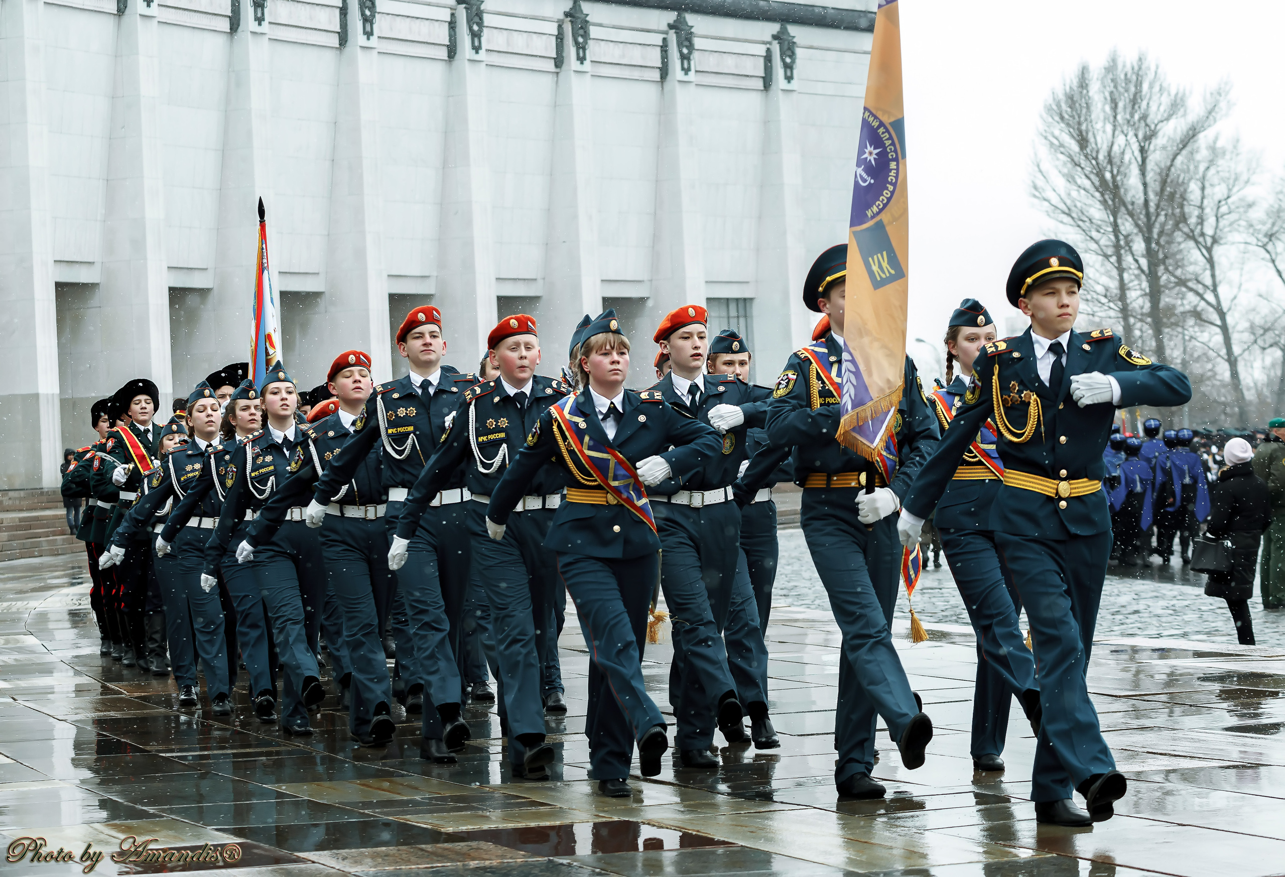 Всероссийский слет кадетов. Репортажная съемка в Москве и области. Анималистика
