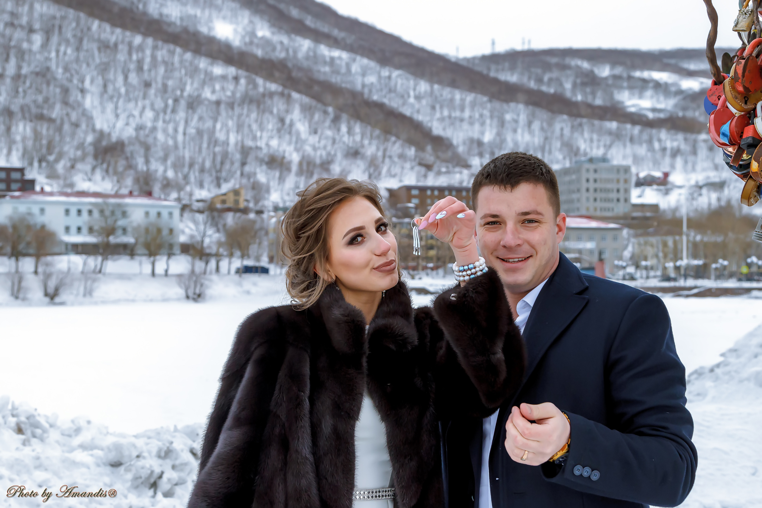 Свадьба Ивана и Марии (Петропавловск-Камчатский, январь 2019). Репортажная съемка в Москве и области. Анималистика