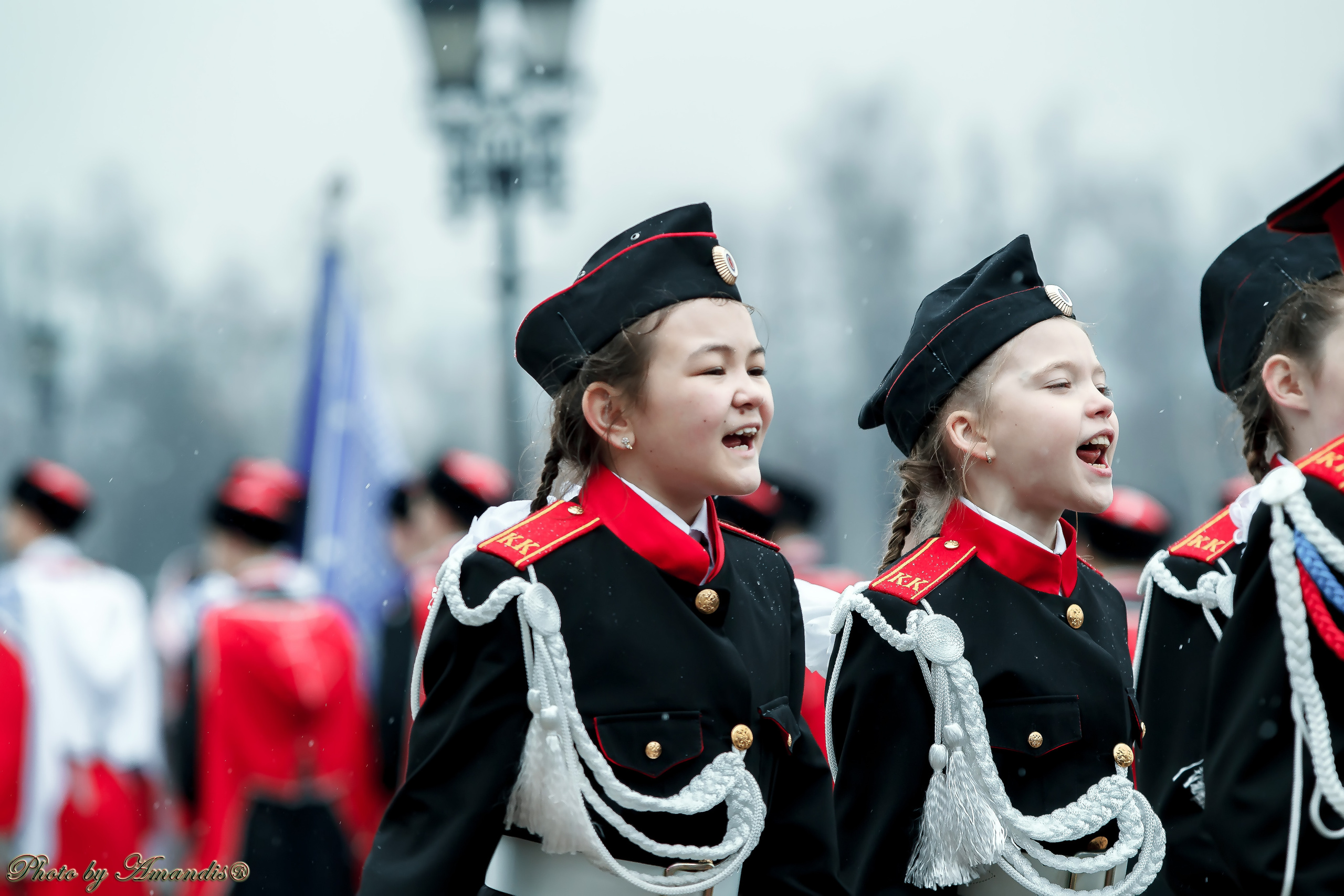 Всероссийский слет кадетов. Репортажная съемка в Москве и области. Анималистика