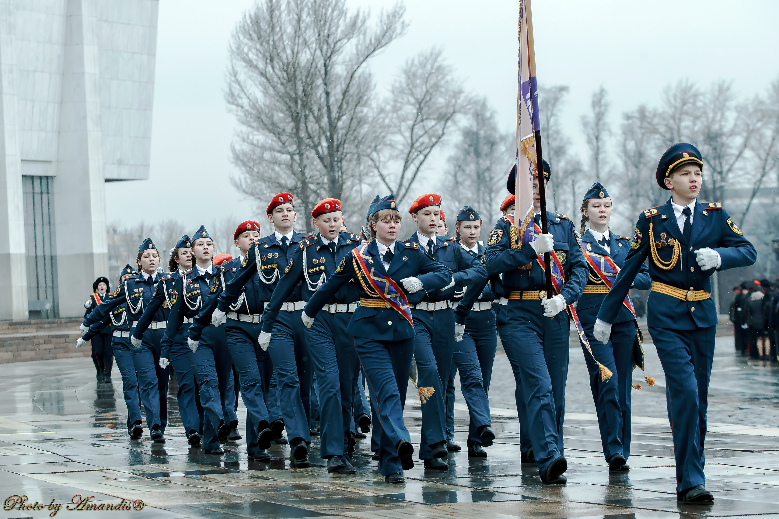 Всероссийский слет кадетов. Репортажная съемка в Москве и области. Анималистика