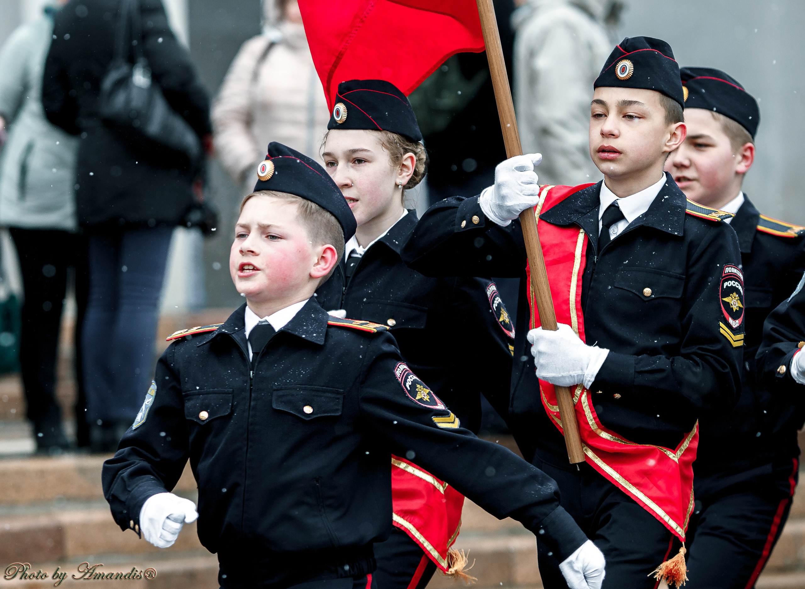 Всероссийский слет кадетов. Репортажная съемка в Москве и области. Анималистика