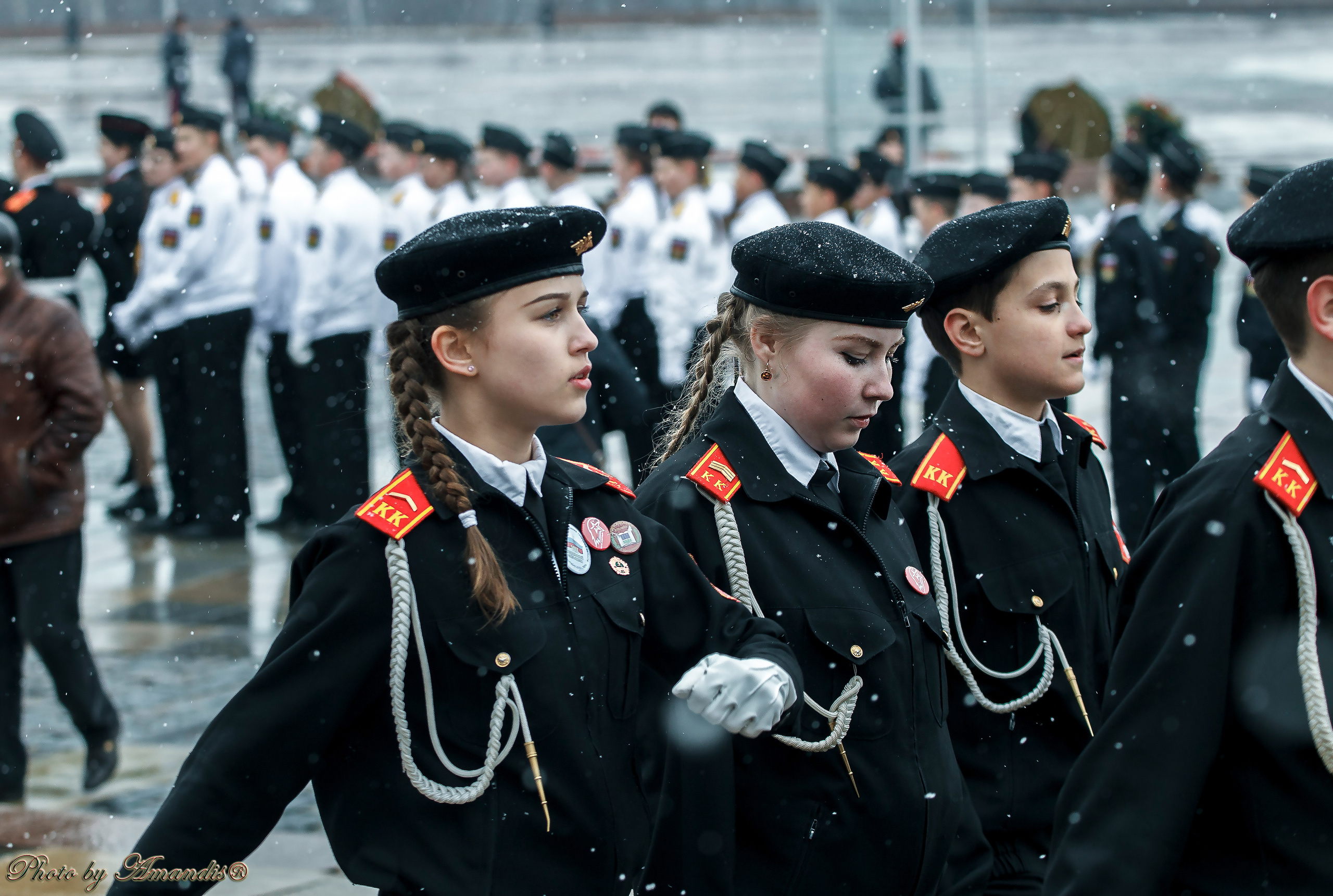 Всероссийский слет кадетов. Репортажная съемка в Москве и области. Анималистика