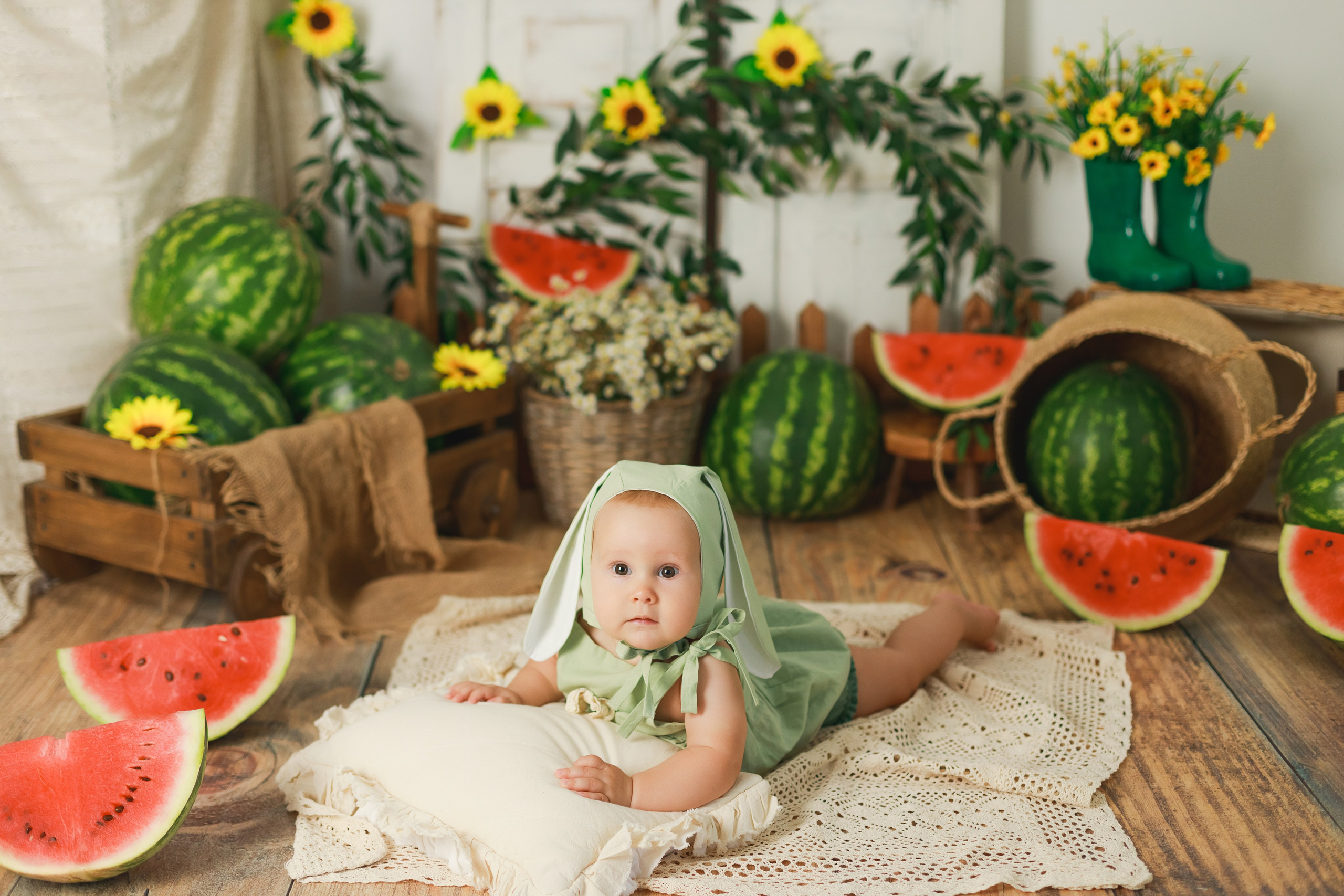 Арбузный фотопроект. Детский и семейный фотограф в Краснодаре Альбина Морозова