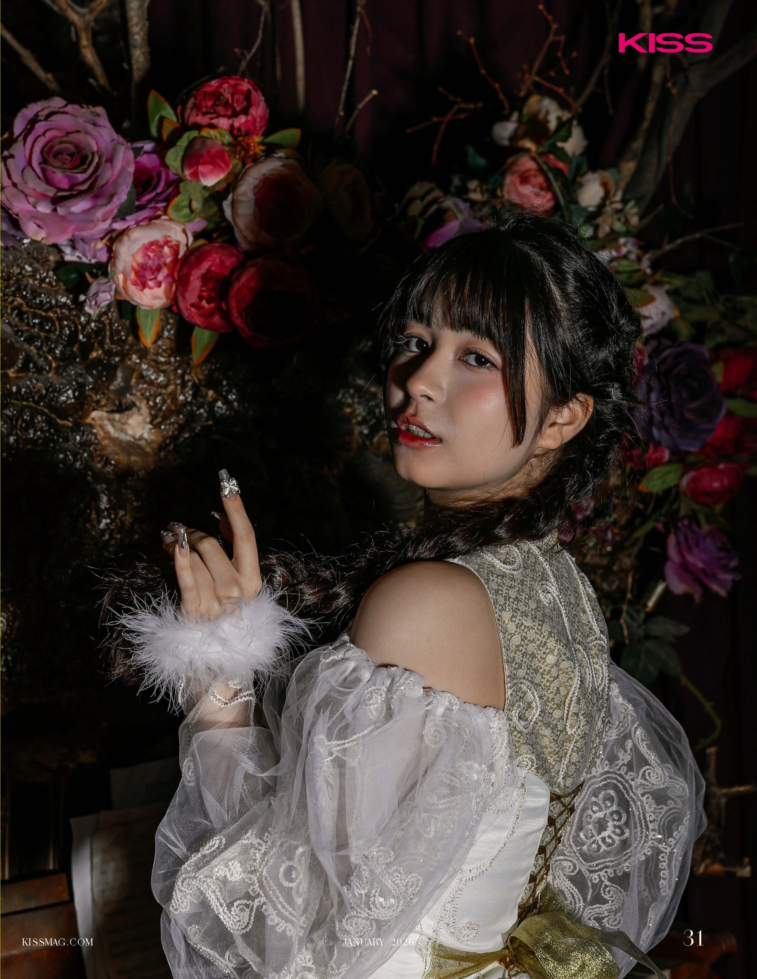 «Зимний цветок». Журнал KISS (Лондон, Великобритания)