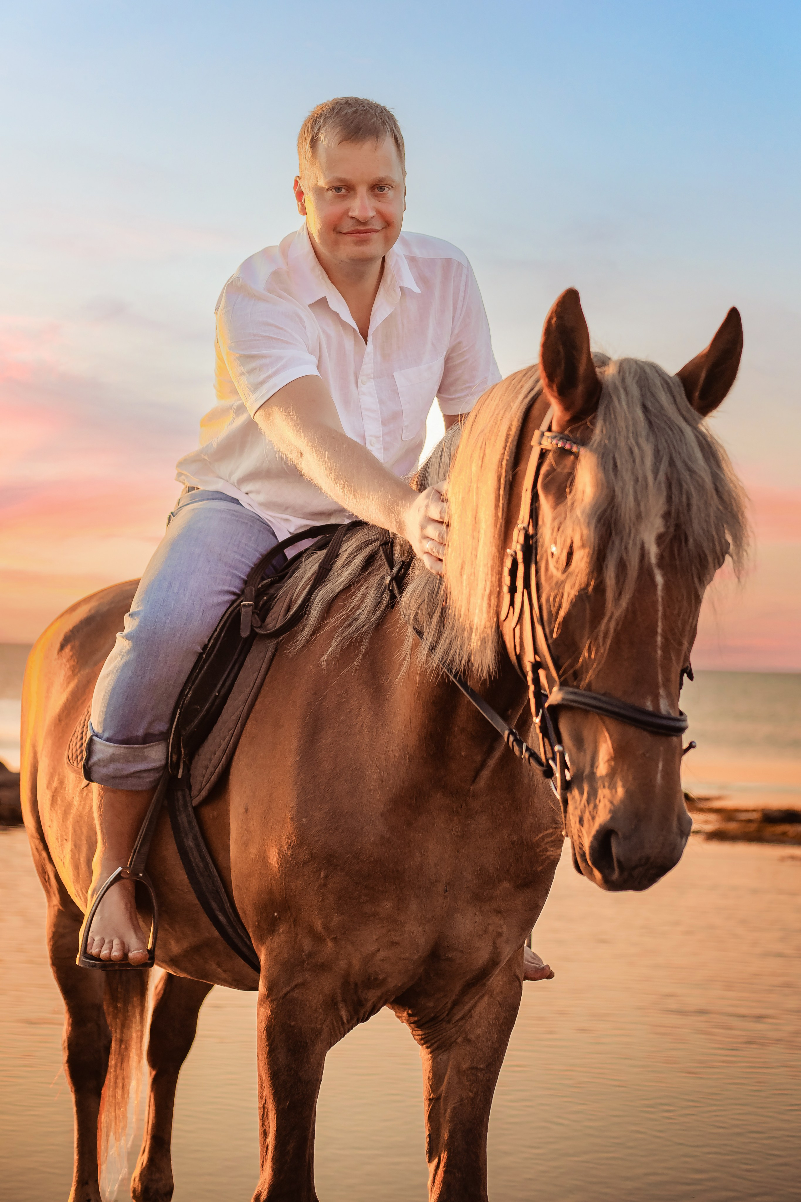 Фотосессия на море с лошадью. Фотограф в Феодосии Наталья Булгакова