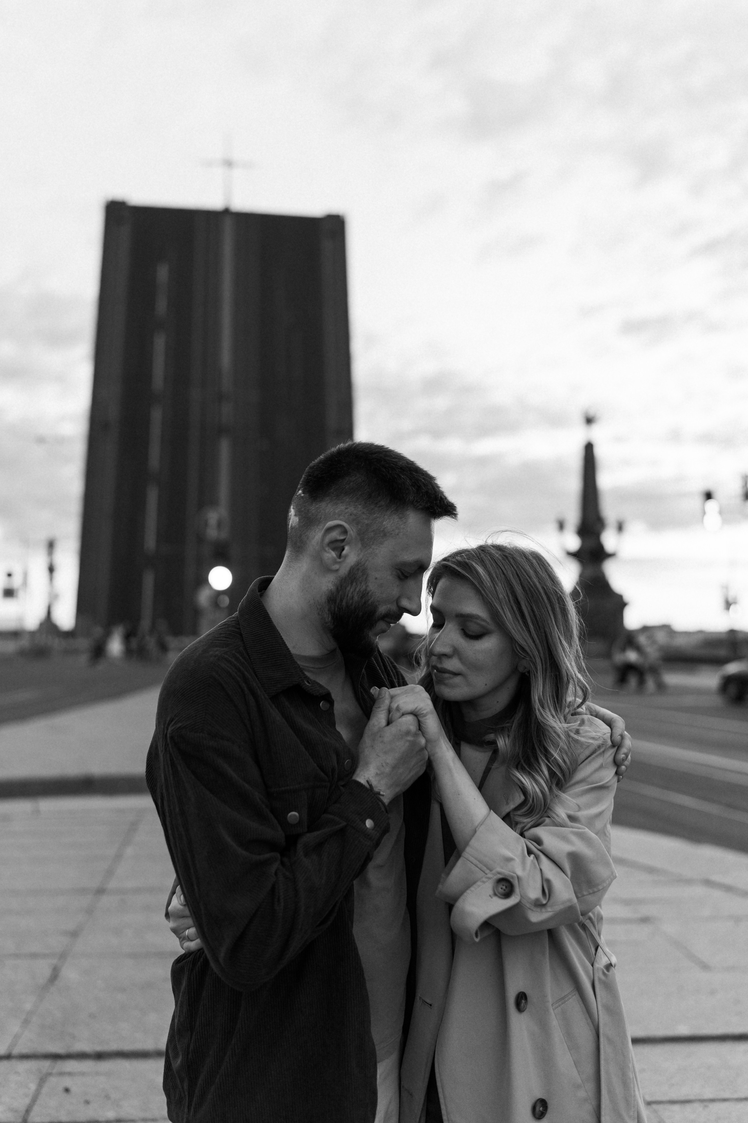 Максим и Настя / Разводные мосты. Фотограф в Санкт-Петербурге — Лучина Екатерина