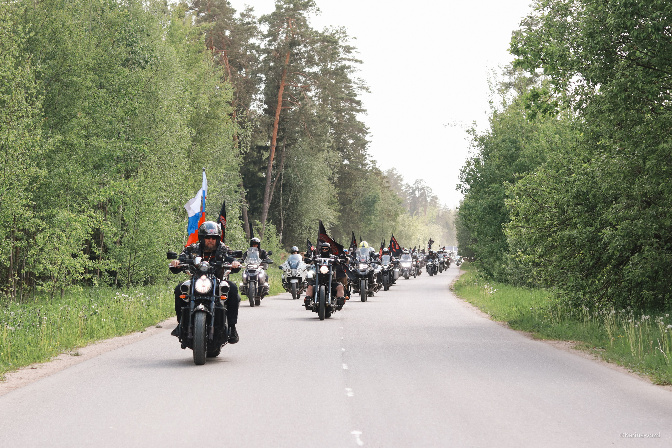 36-ти летие мотоклуба «Ночные Волки». Репортажный фотограф в Москве и Зеленограде Karina-vozd
