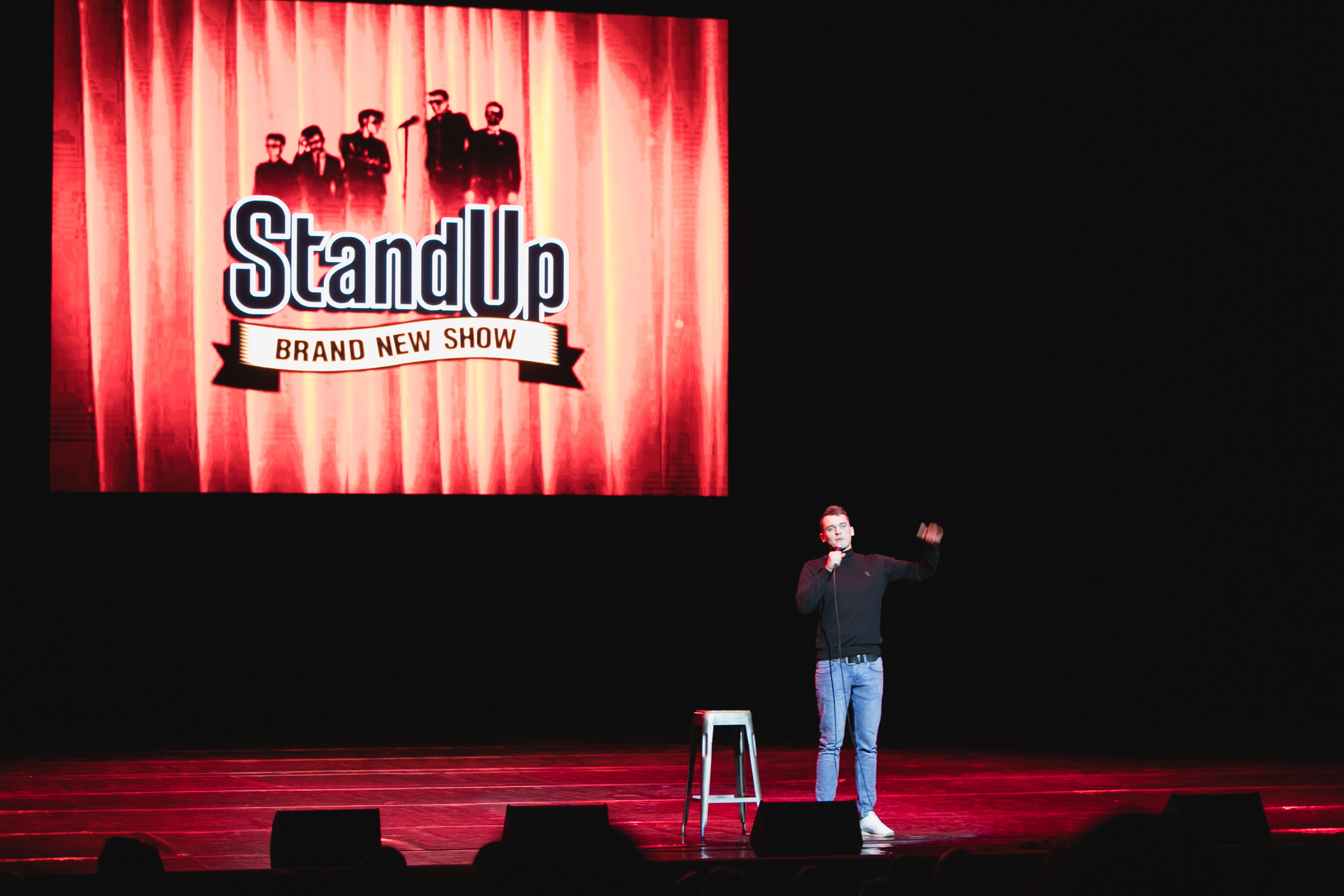 Концерт Большой Stand Up. Нурлан Сабуров и Алексей Щербаков. Репортажный фотограф Александр Задорин, Минск, Беларусь