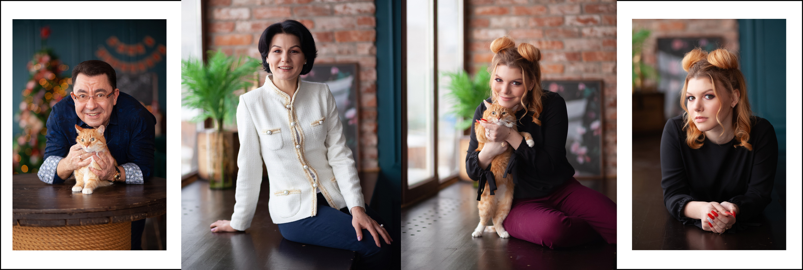 Макет новогодней фотокниги. Детский и семейный фотограф в Москве Вера Орлова