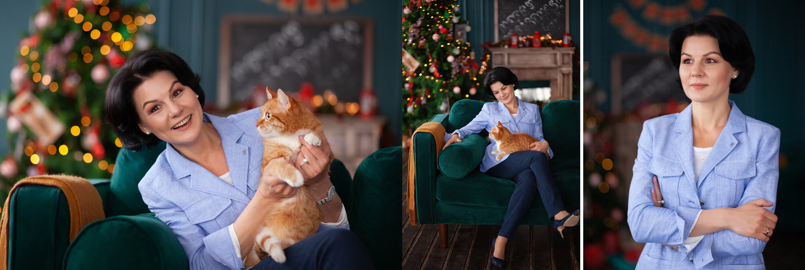 Макет новогодней фотокниги. Детский и семейный фотограф в Москве Вера Орлова