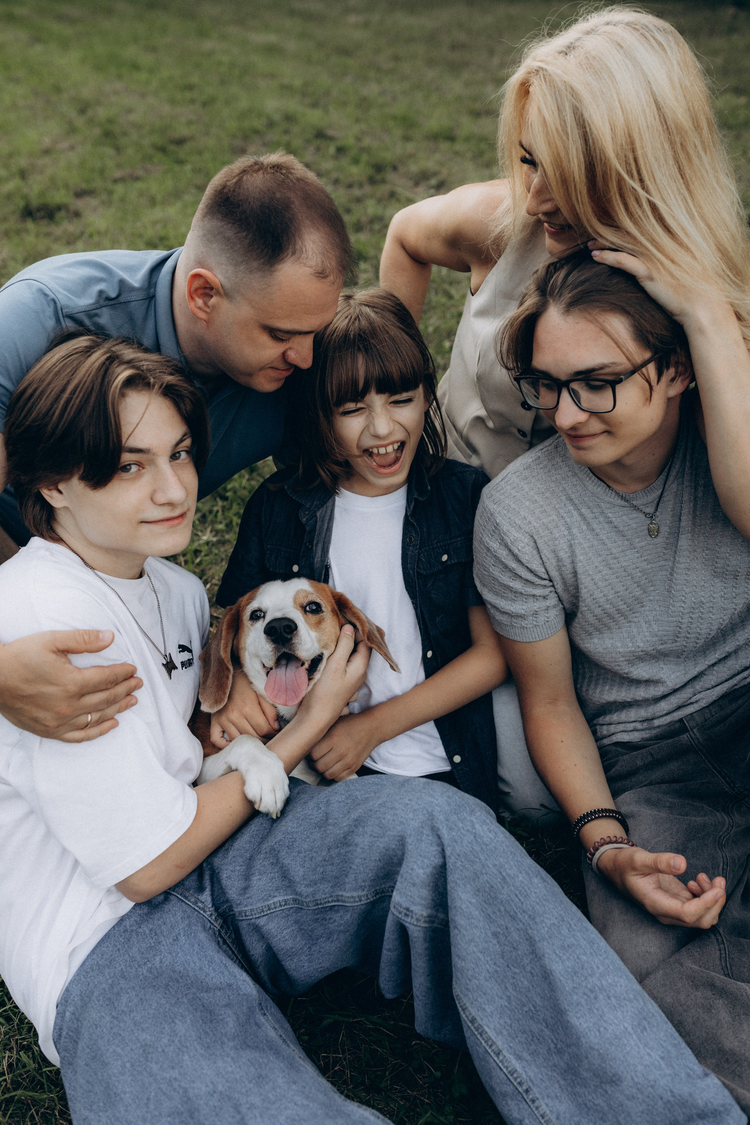 Наташа, Андрей, Эмиль, Стас, Ярослав и Арчи. Фотограф НОГИНСК, Москва, Анастасия Белая