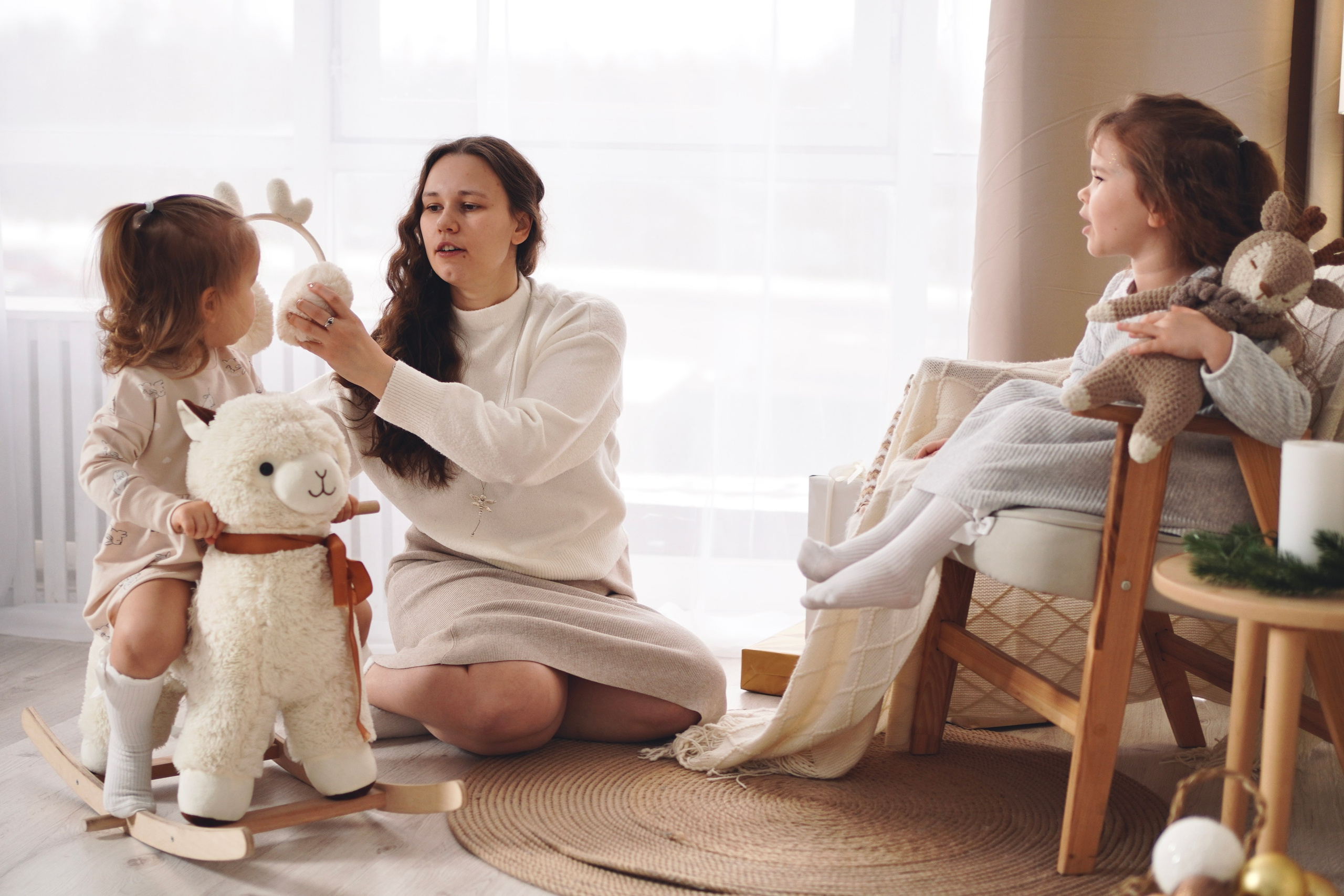 Мама с доченьками. Семейный фотограф в Зеленограде