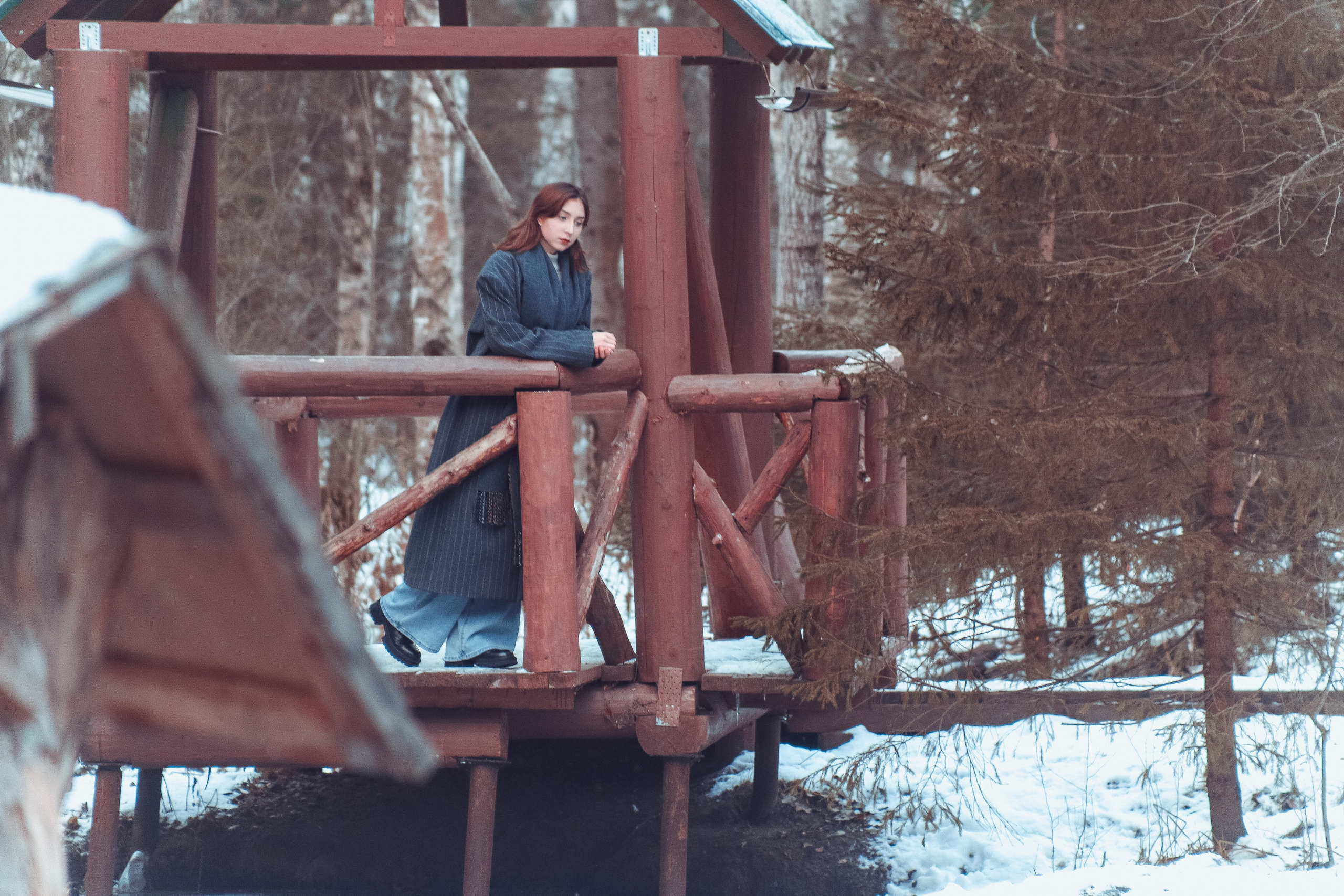 Ксюша в лесу. Фотограф Пермь. Фотосессия в фотостудии Перми и на свежем воздухе