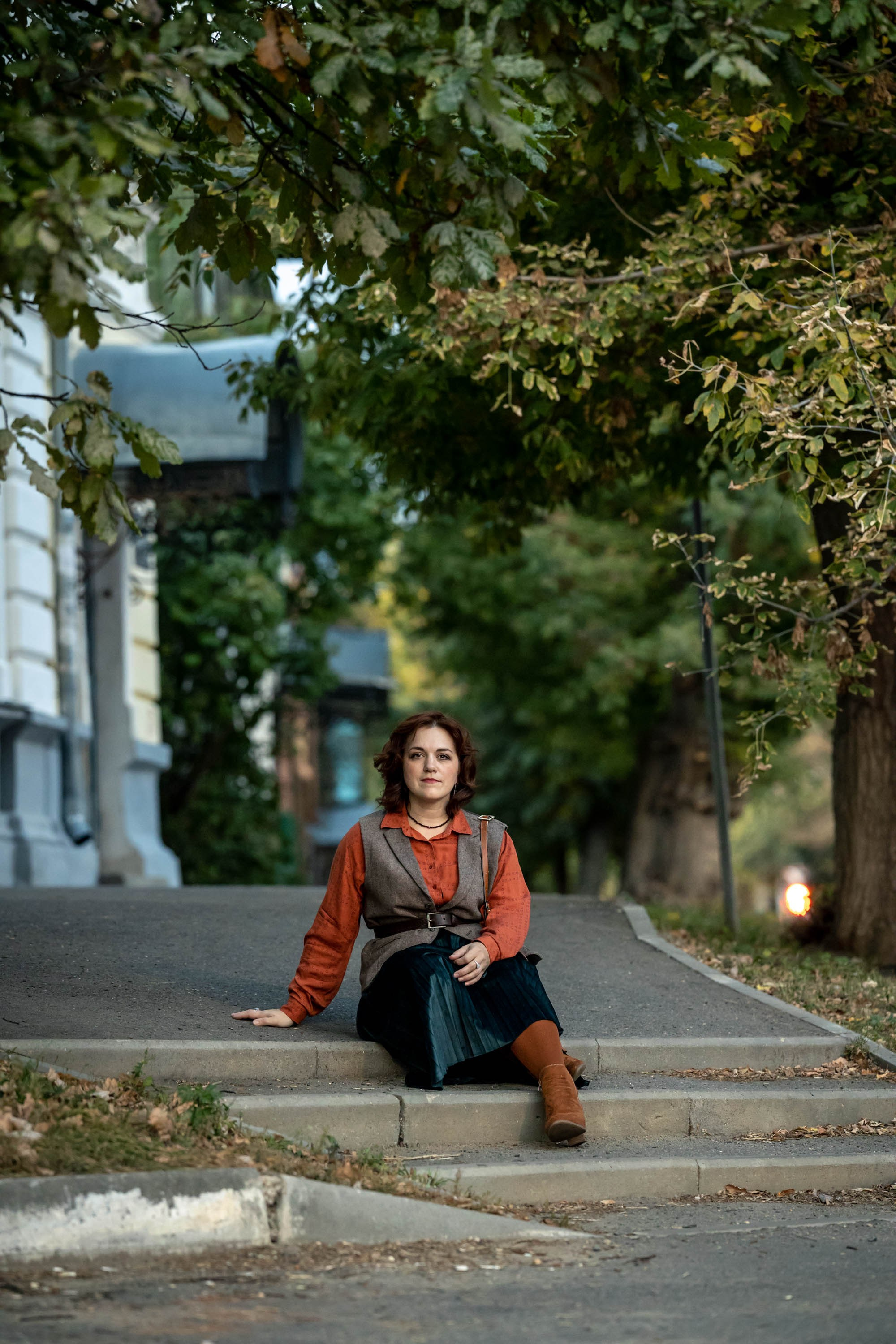 Оксана. Осень. Наталия Клевинскас портретный фотограф в Костроме