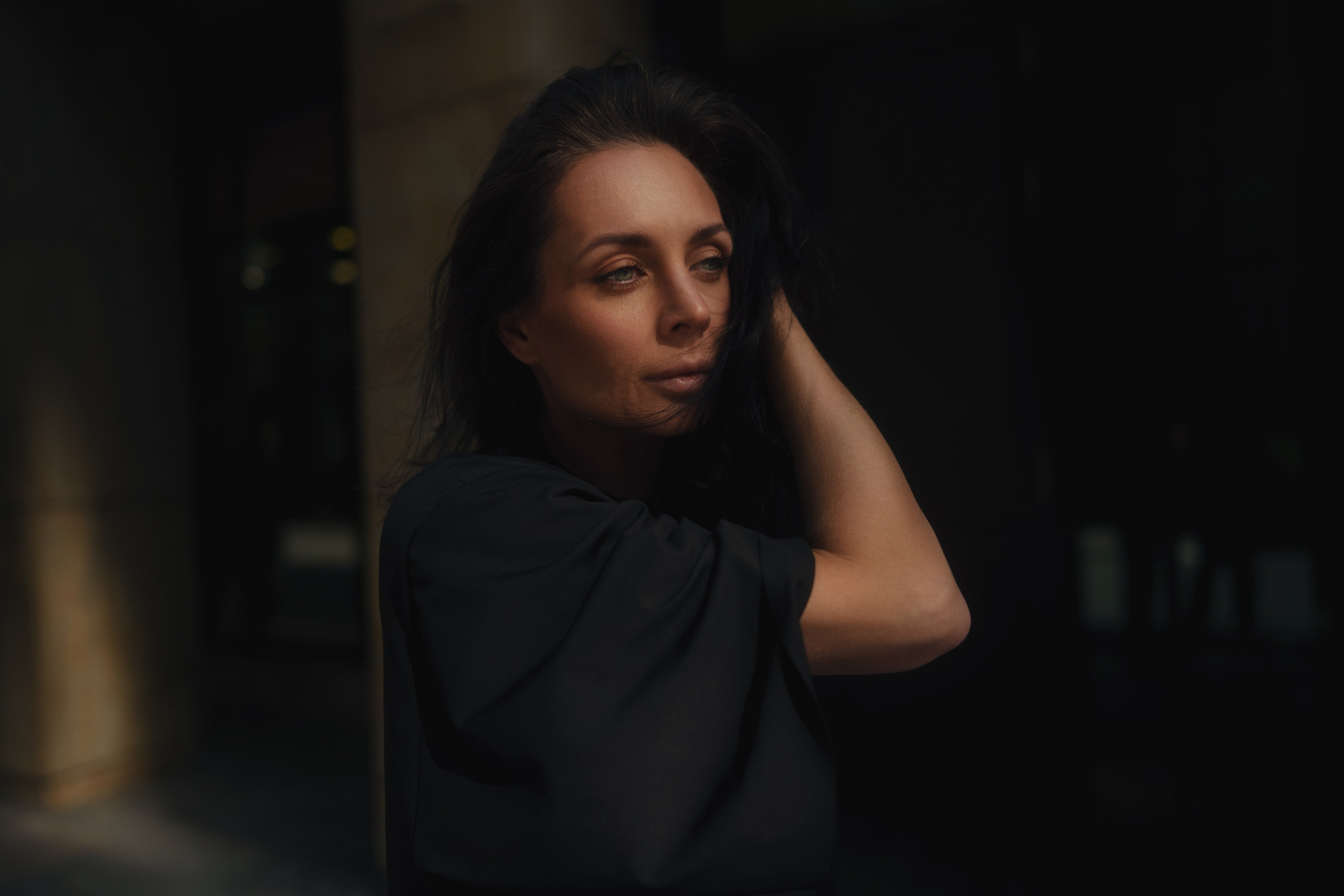 Уличная фотосессия с Настей Фаттаховой в центре Москвы