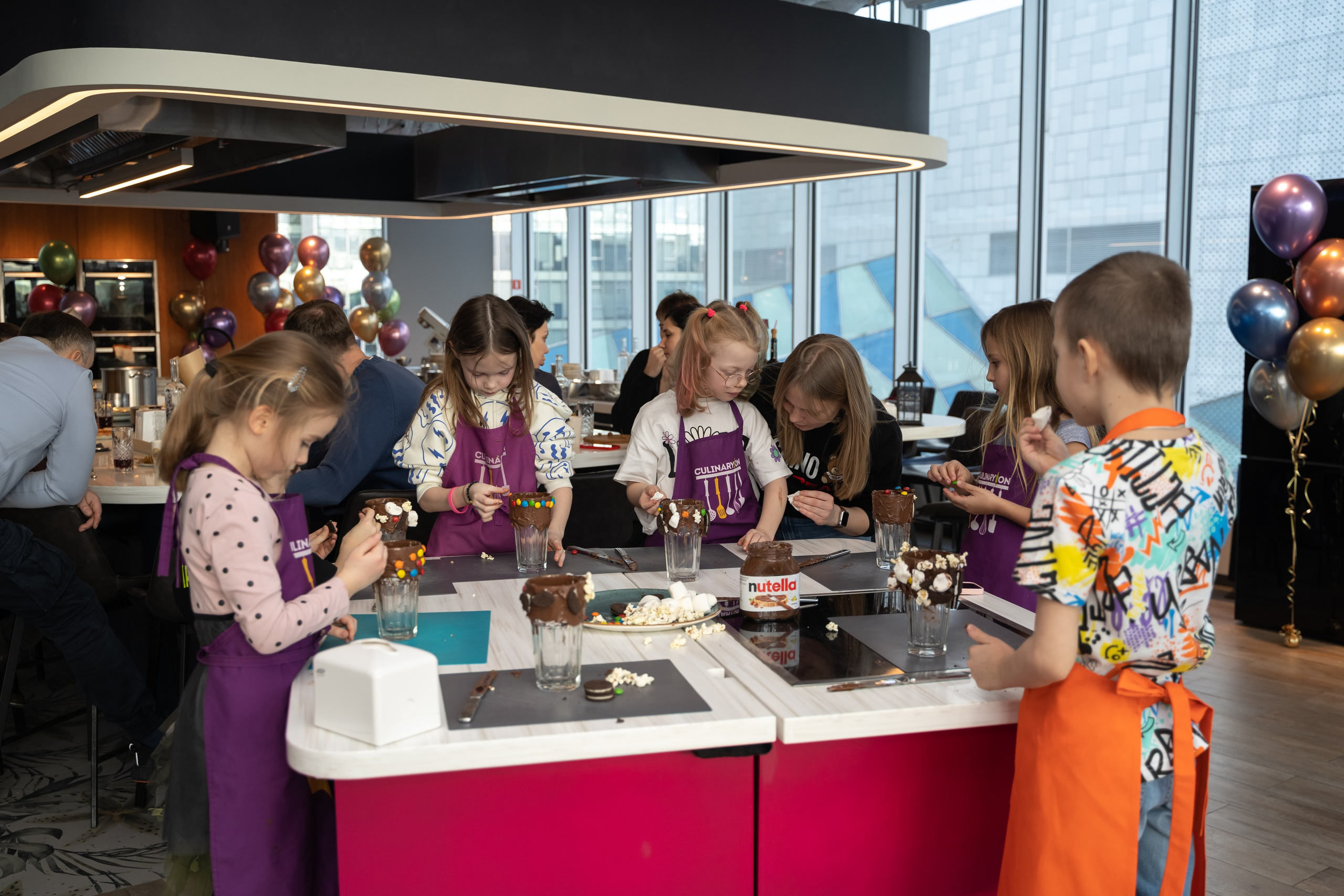 День Рождения в кулинарной студии. Фотограф в Одинцово, Москве