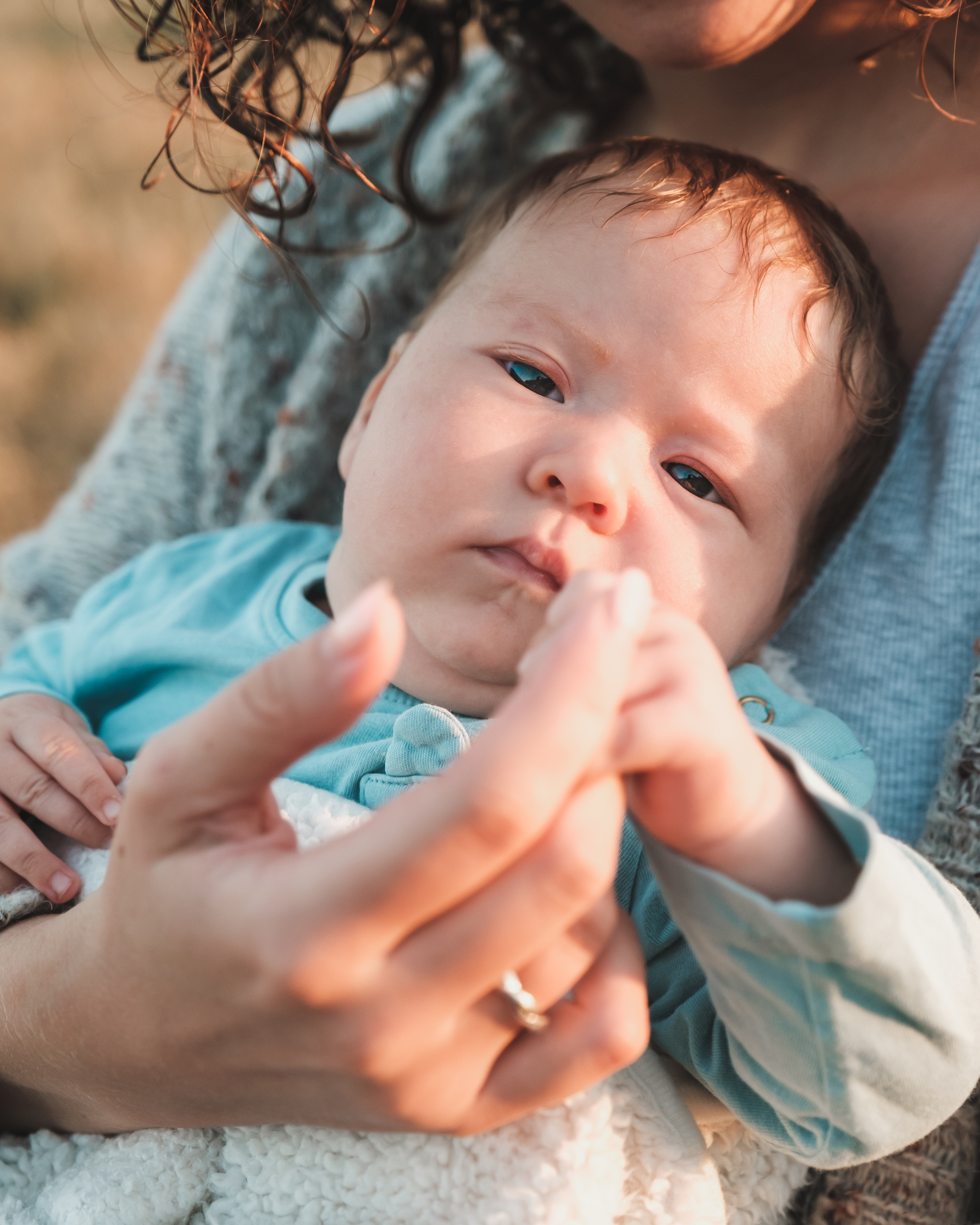 Женя, Ксюша и Паша в пшеничном поле. Семейный фотограф в Москве Светлана Потемкина