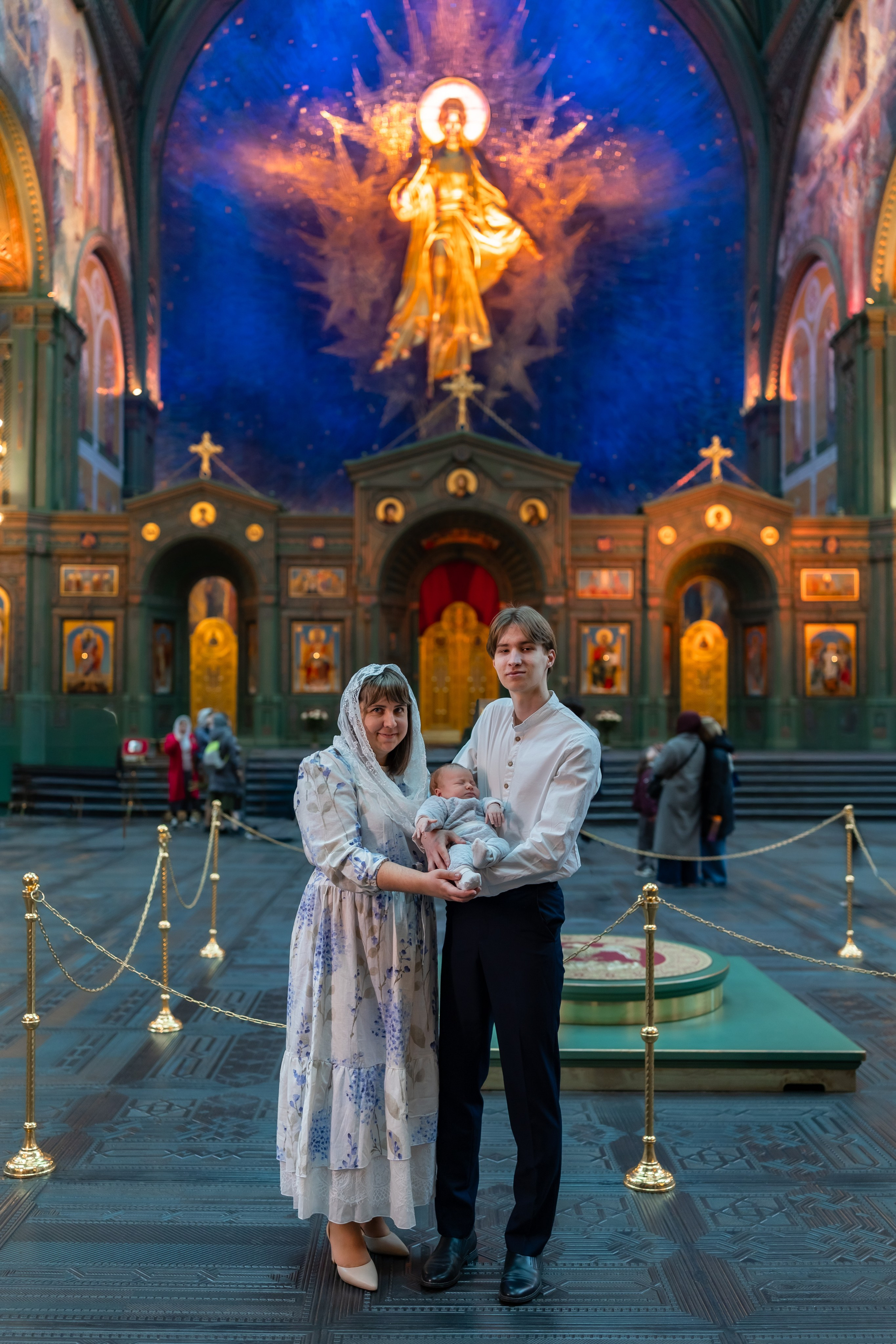 Крещение Леонида. Семейный фотограф и фотограф на Крещение, Венчание в Москве и Подмосковье Людмила Клюева